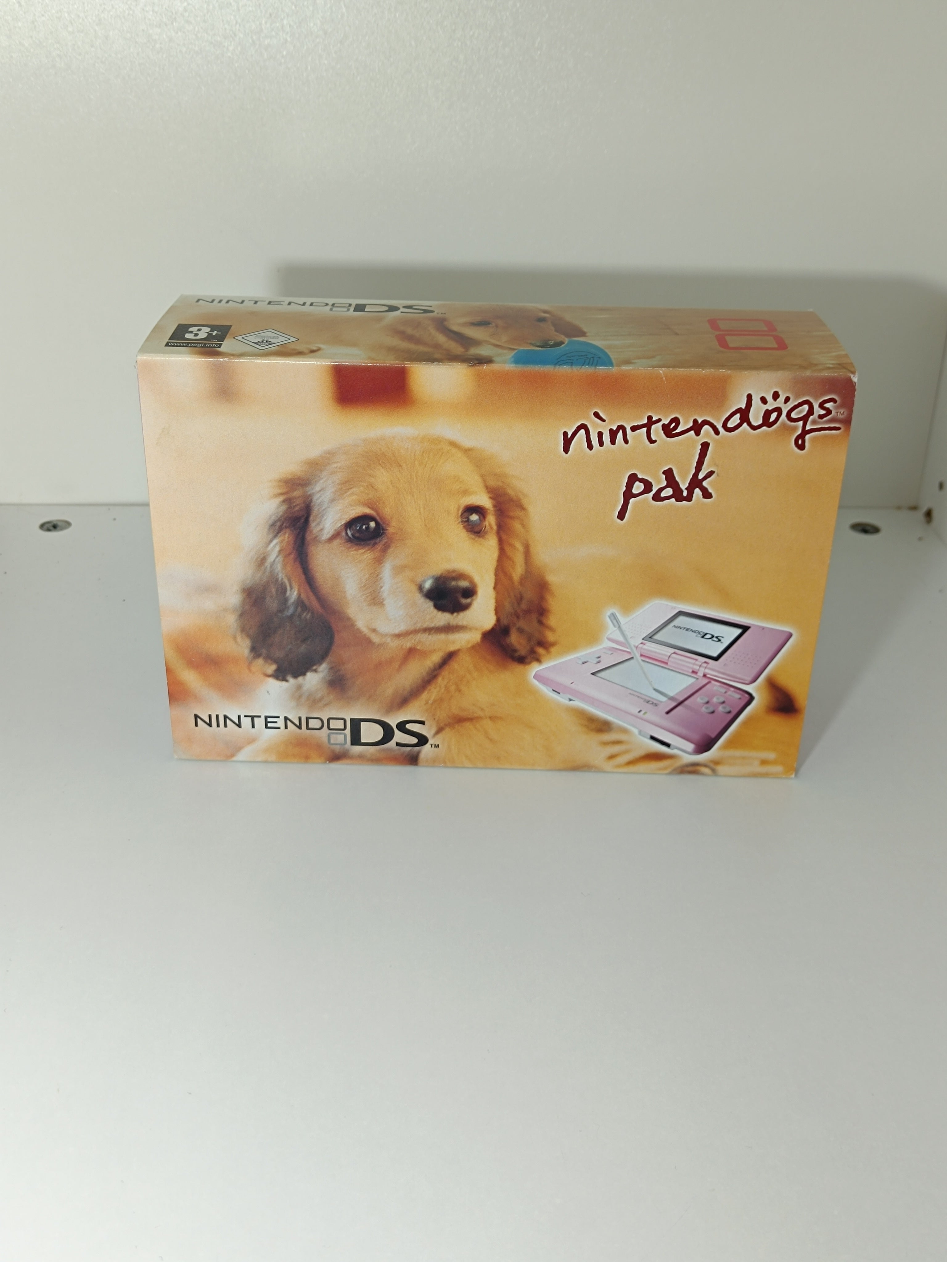 Nintendo DS - Pink - inkl. Originalverpackung - Nintendogs PAK (ohne Spiel)