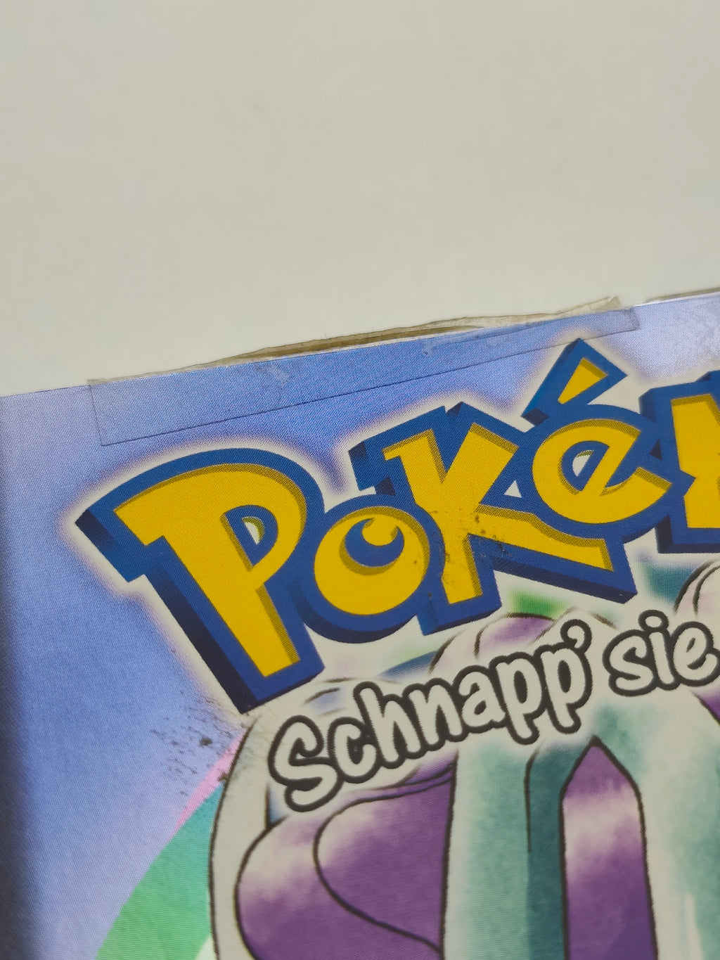 Pokemon Kristall Edition - Leerhülle mit Anleitung