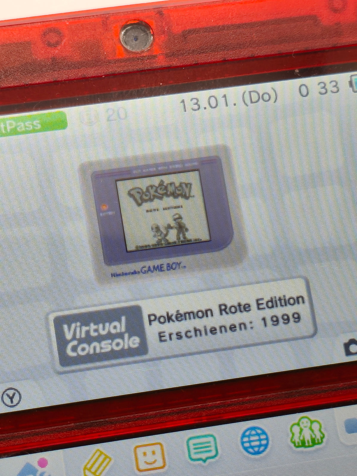 Nintendo 2DS Konsole - Pokemon Rote Edition, inkl. Spiel
