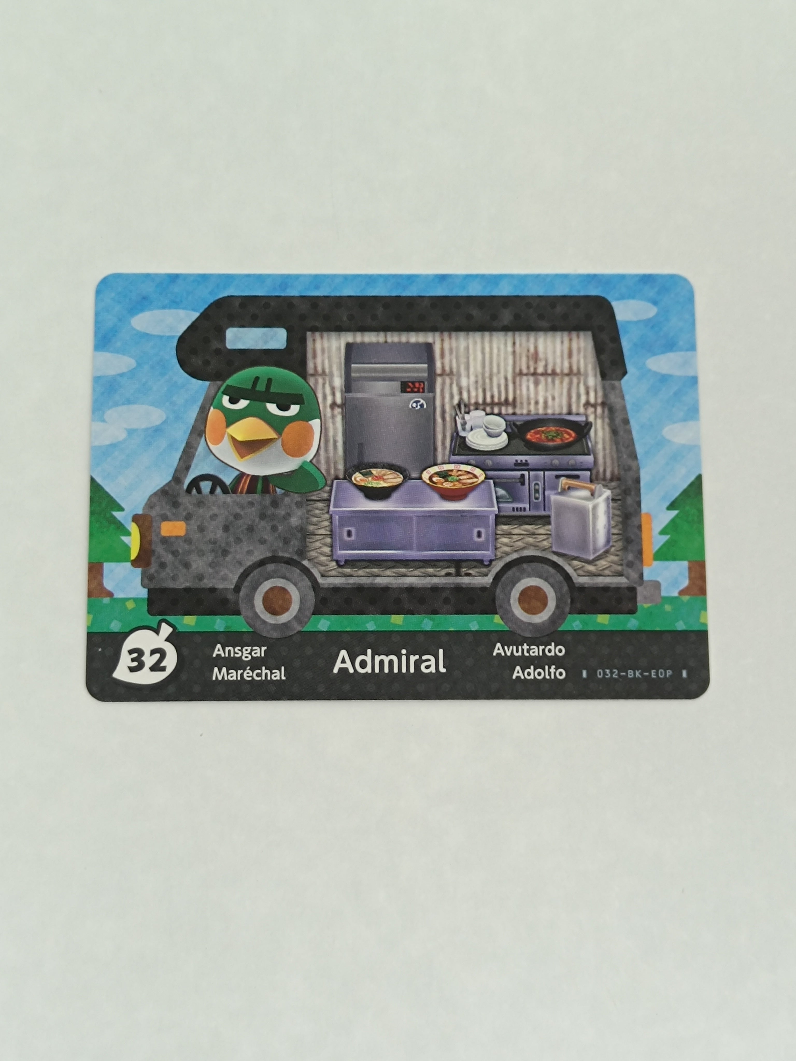 Amiibo Wohnmobil Karte | 32 - Admiral
