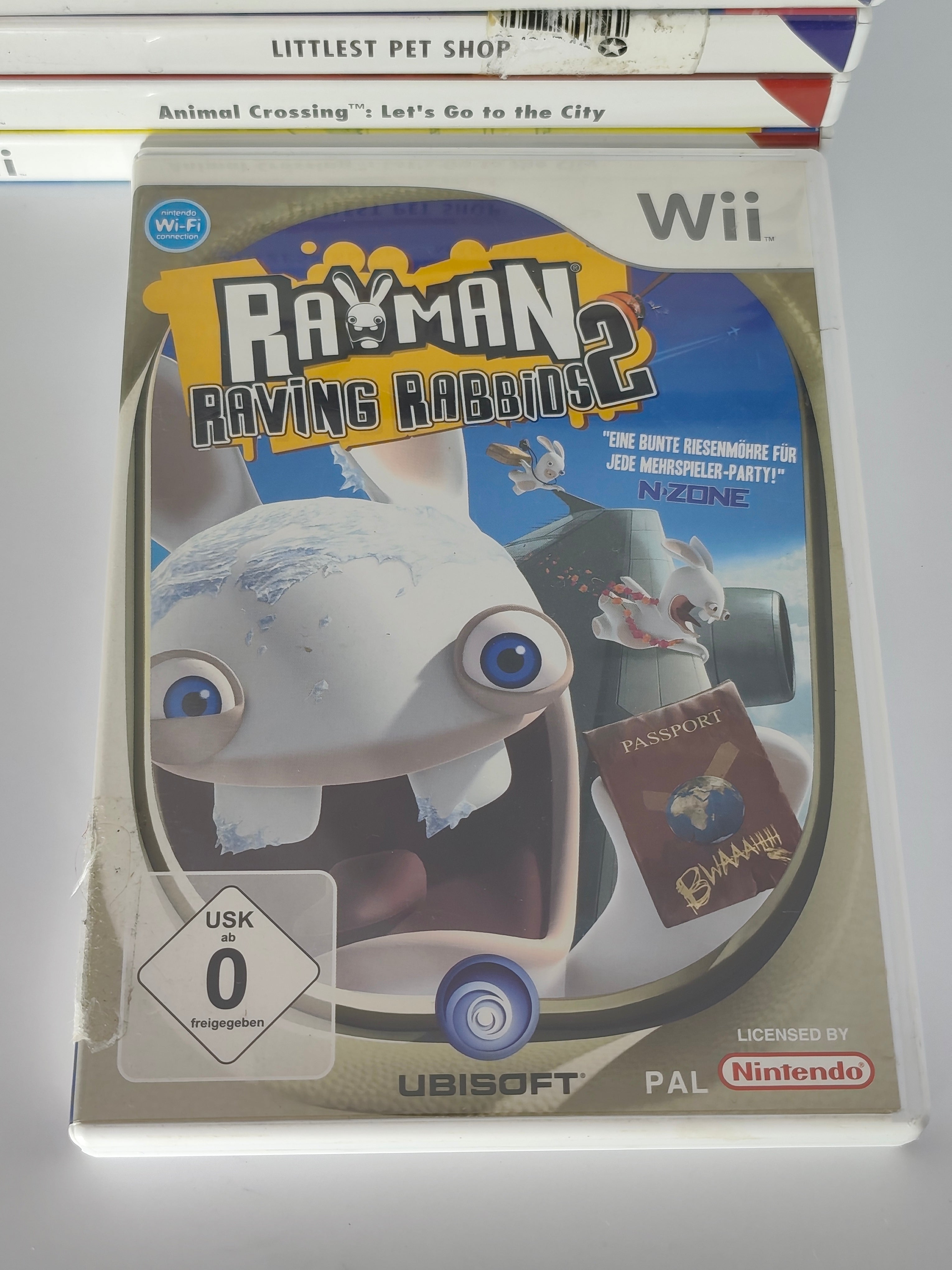 SETPREIS // 6 Wii Spiele + 2 Leerhüllen & ein defektes Spiel