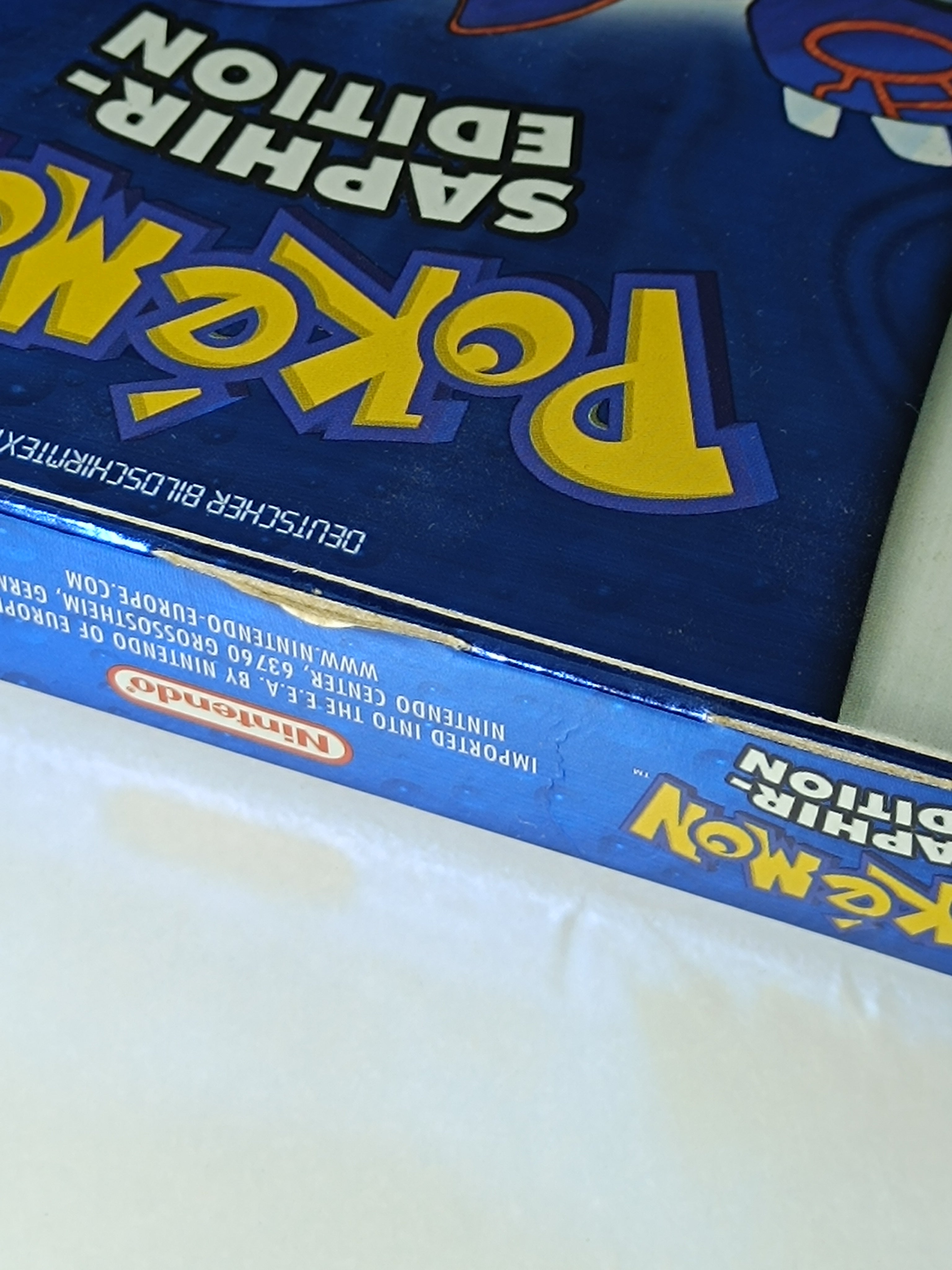 Pokemon Saphir Edition GBA - inkl. Verpackung, Anleitung & Inlay