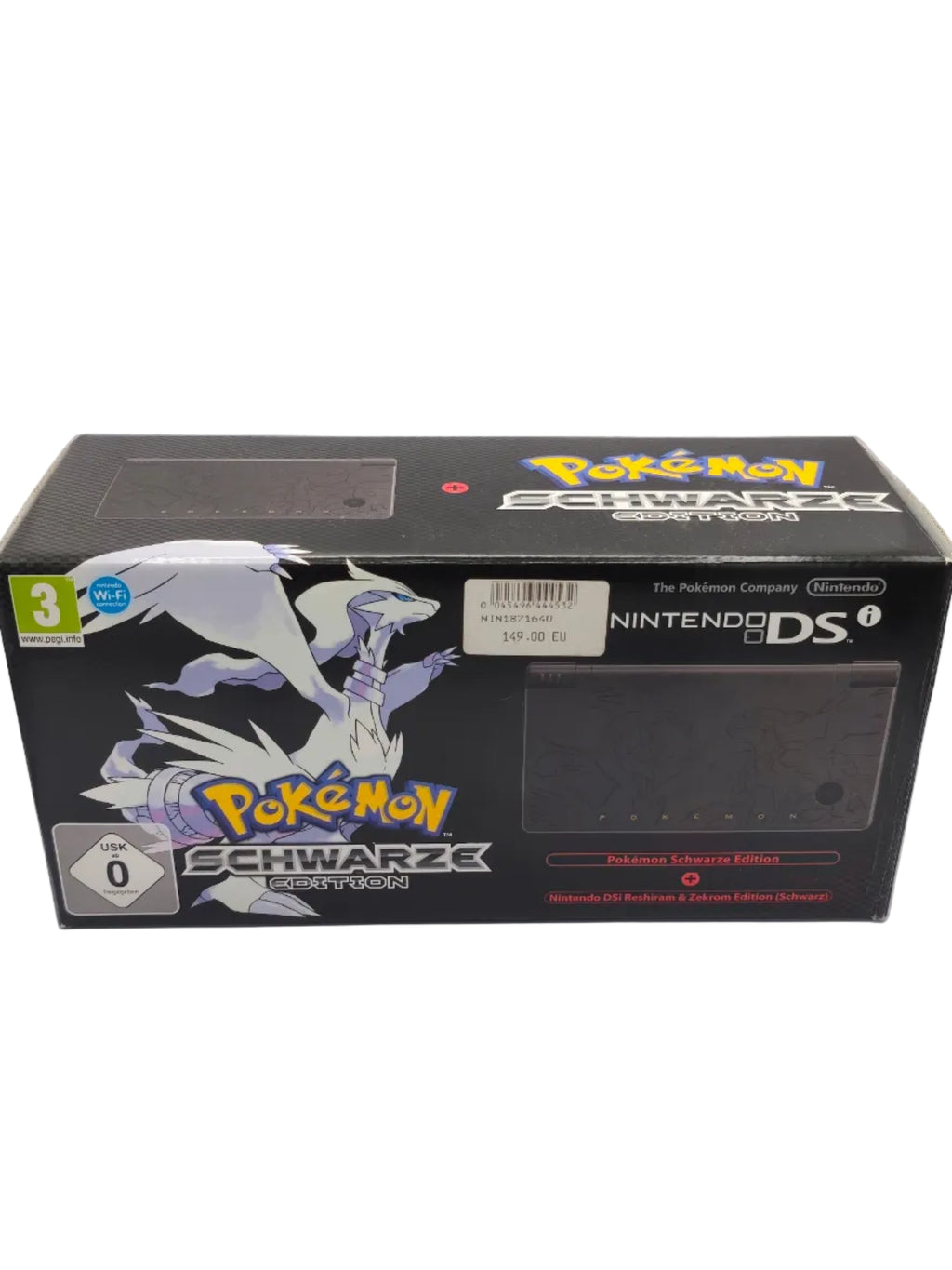 Nintendo DSi Konsole - Pokemon Reshiram & Zekorm Editon (schwarz)