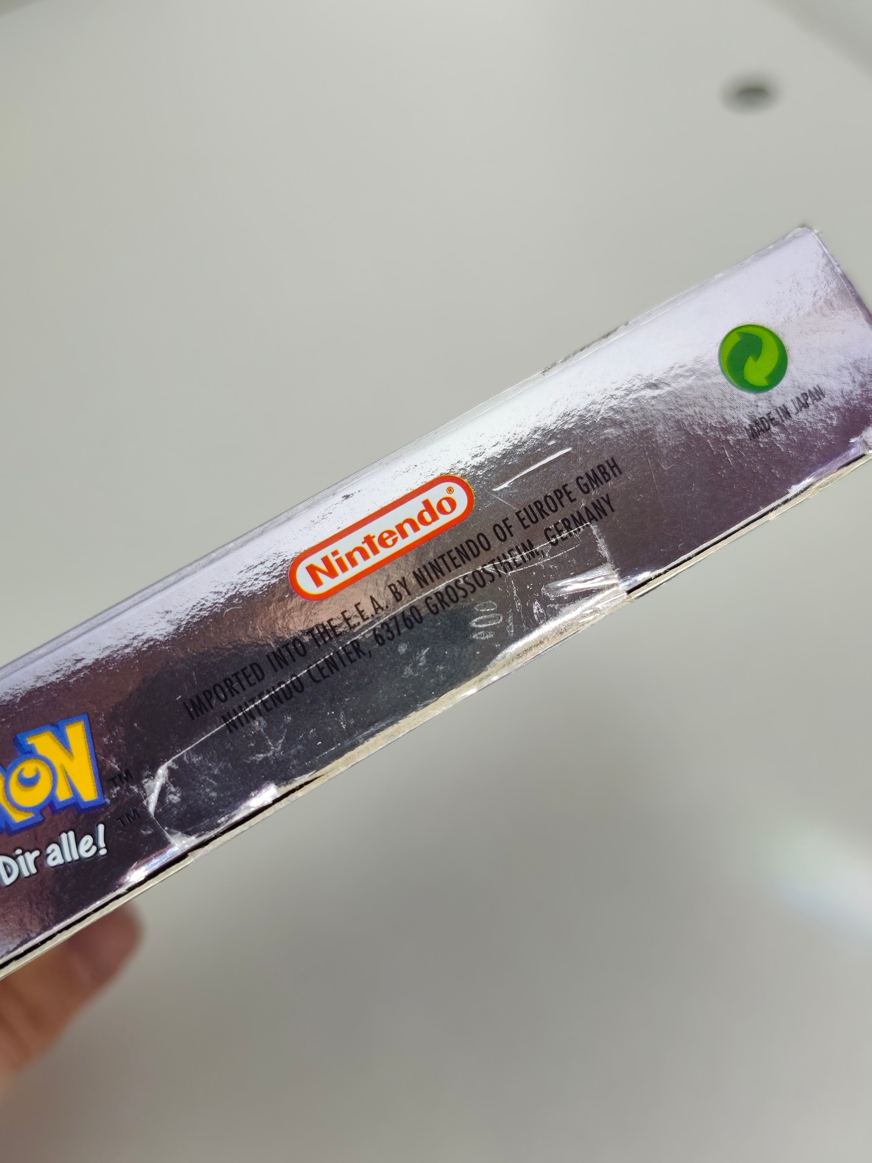 Pokemon Kristall Edition - Leerhülle mit Anleitung