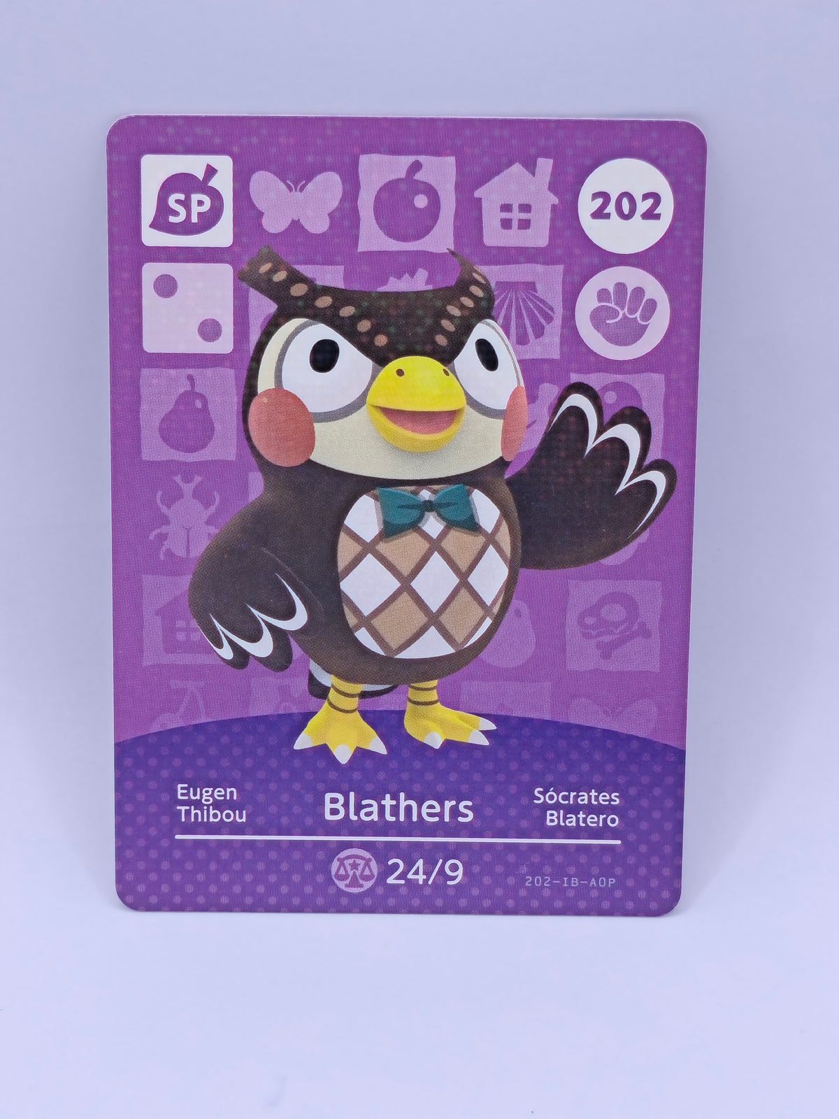 Amiibo Karte | 202 - Blathers