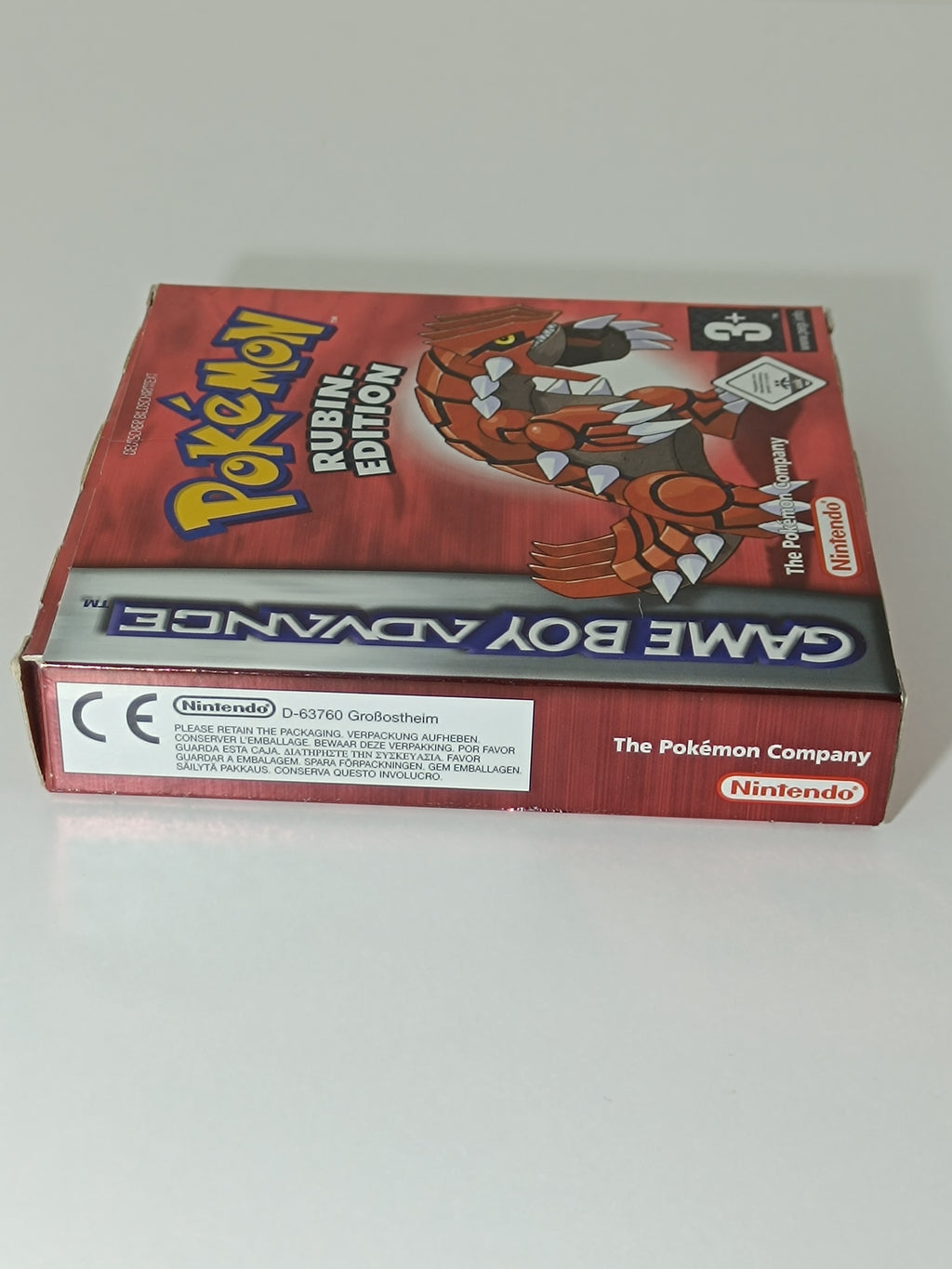 Pokemon Rubin Edition GBA - Leerhülle inkl. Anleitung & Inlay