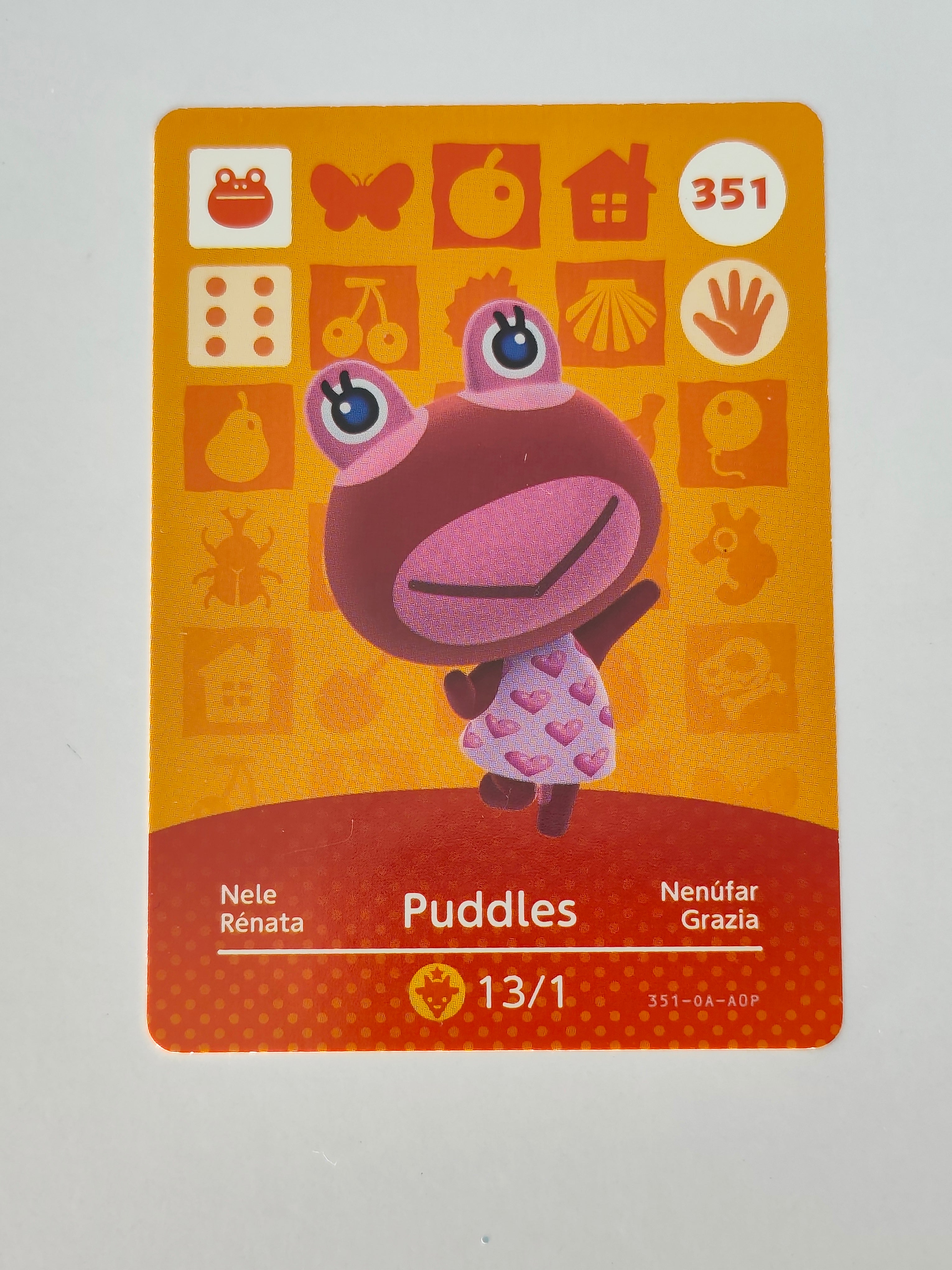 Amiibo Karte | 351 - Puddles