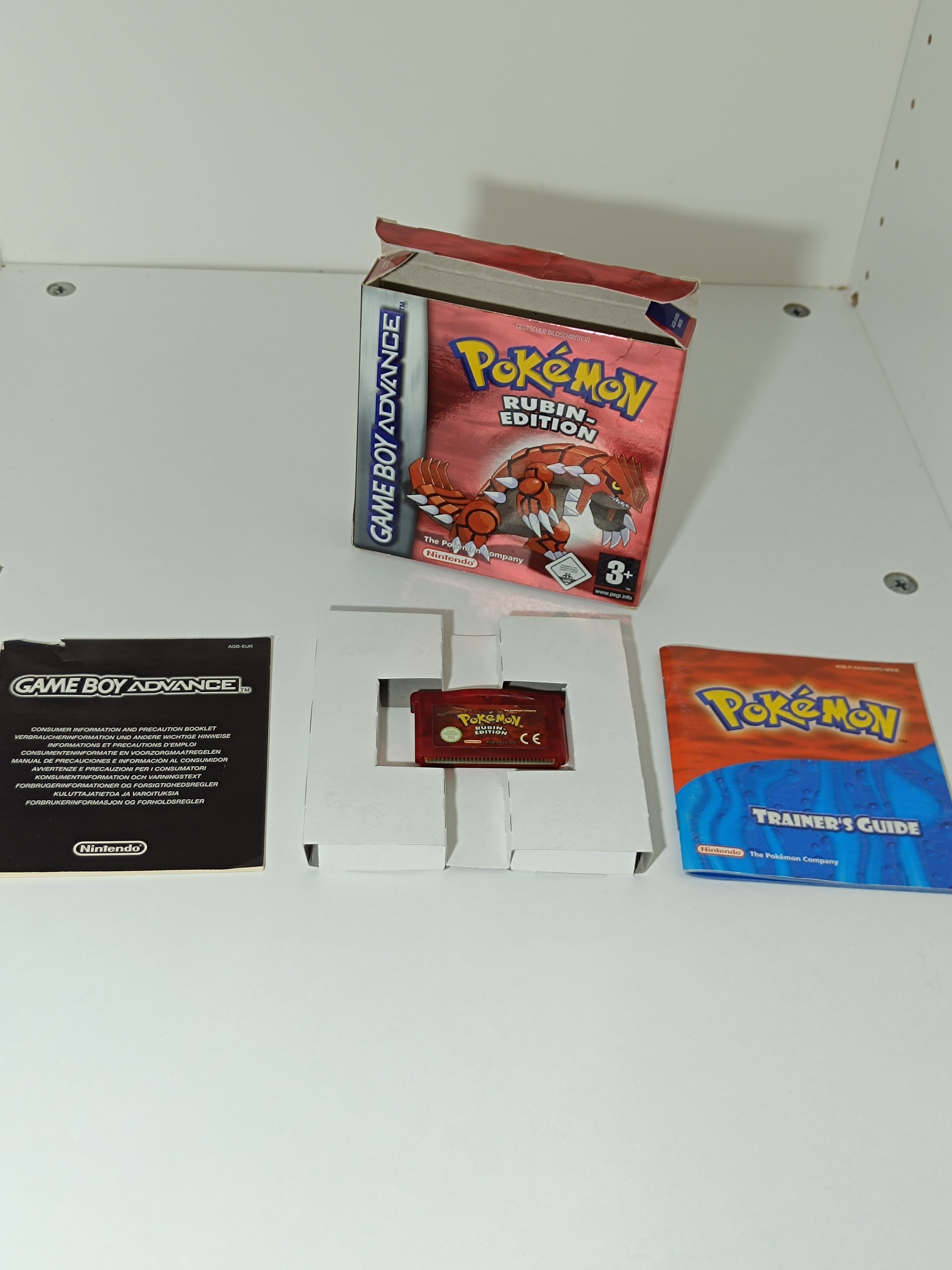 Pokemon Rubin Edition GBA - inkl. Verpackung, Inlay & Anleitung