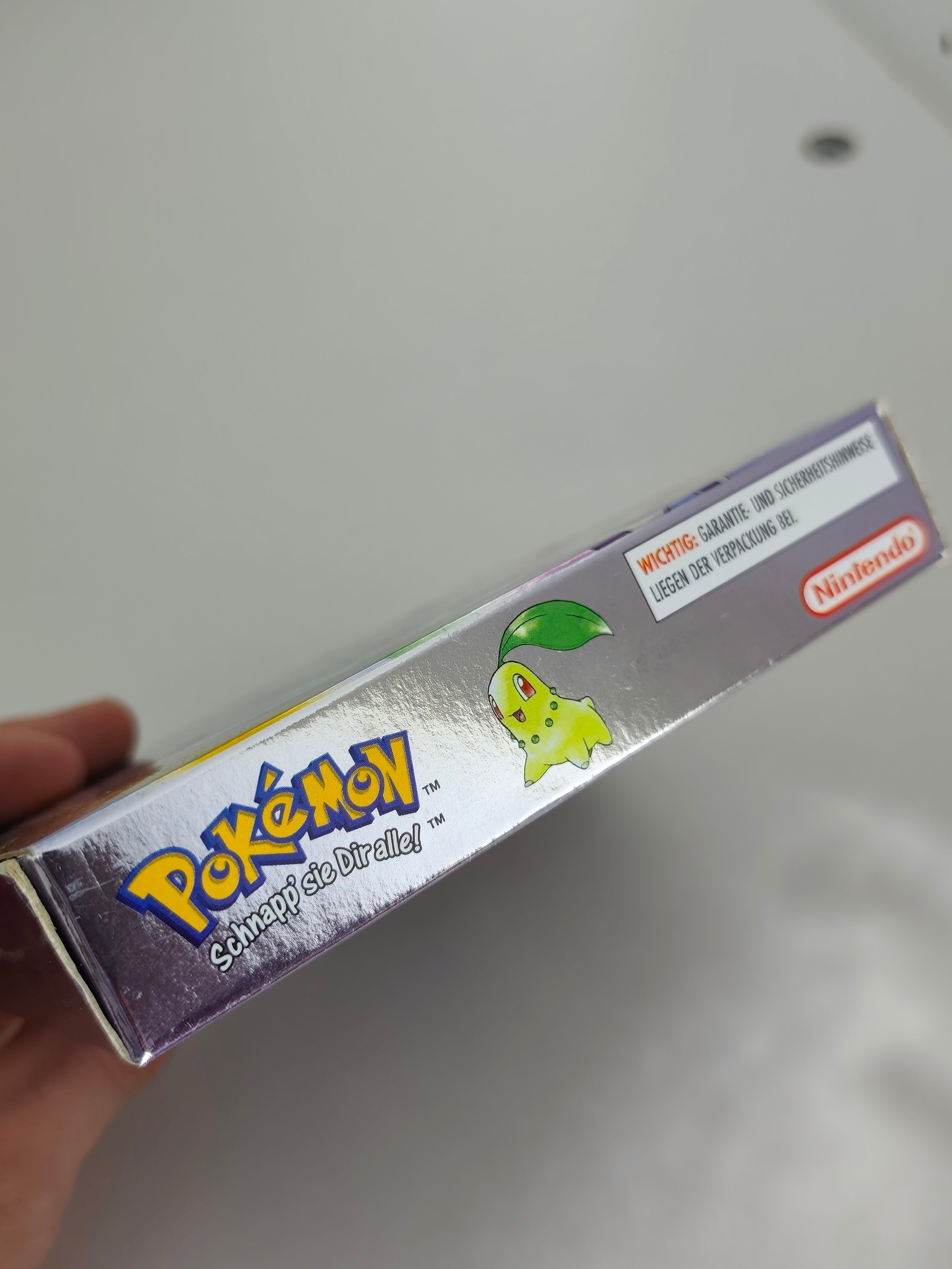 Pokemon Kristall Edition - Leerhülle mit Anleitung