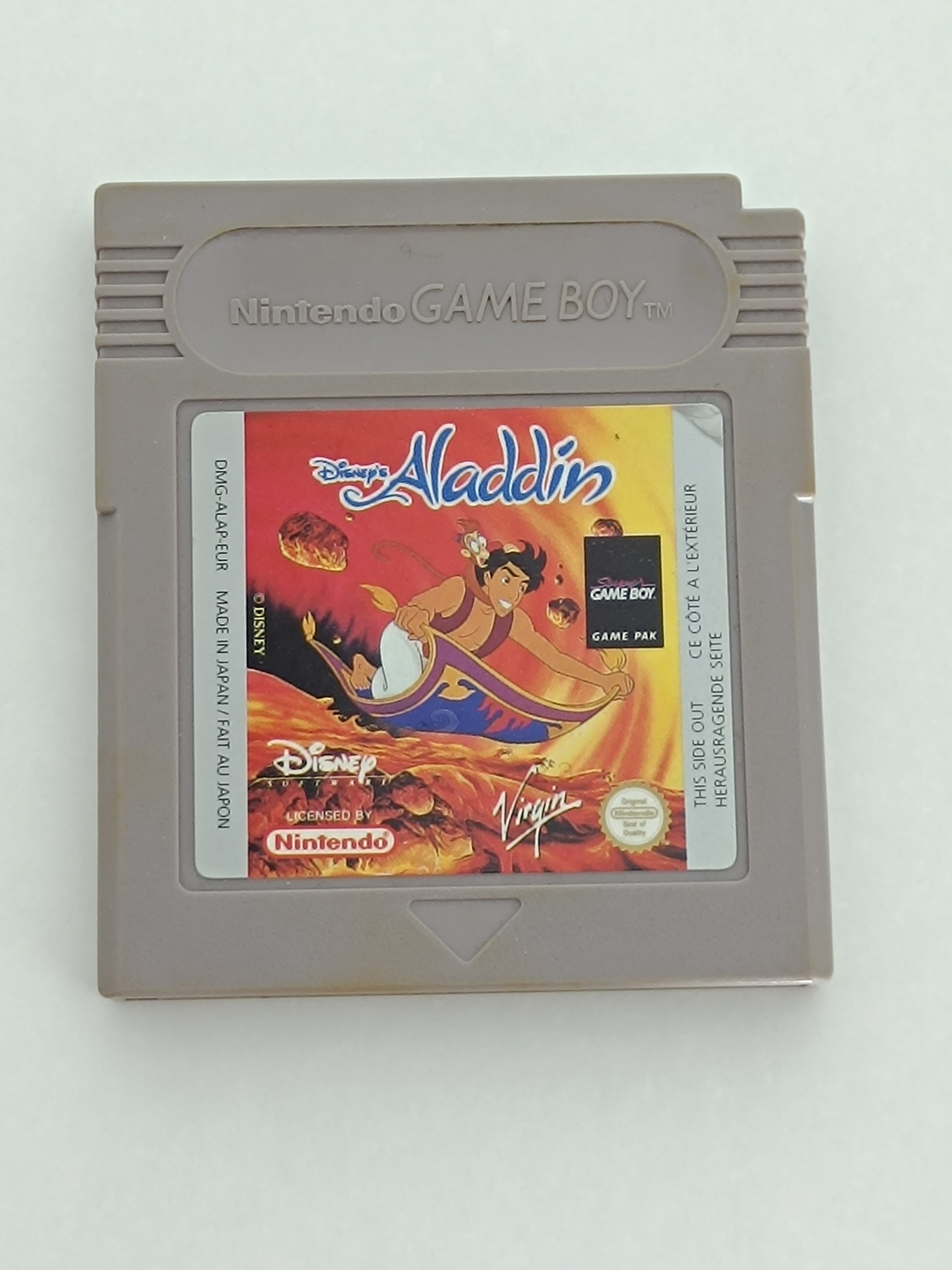 Aladdin Game Boy Spiel - Französische Version