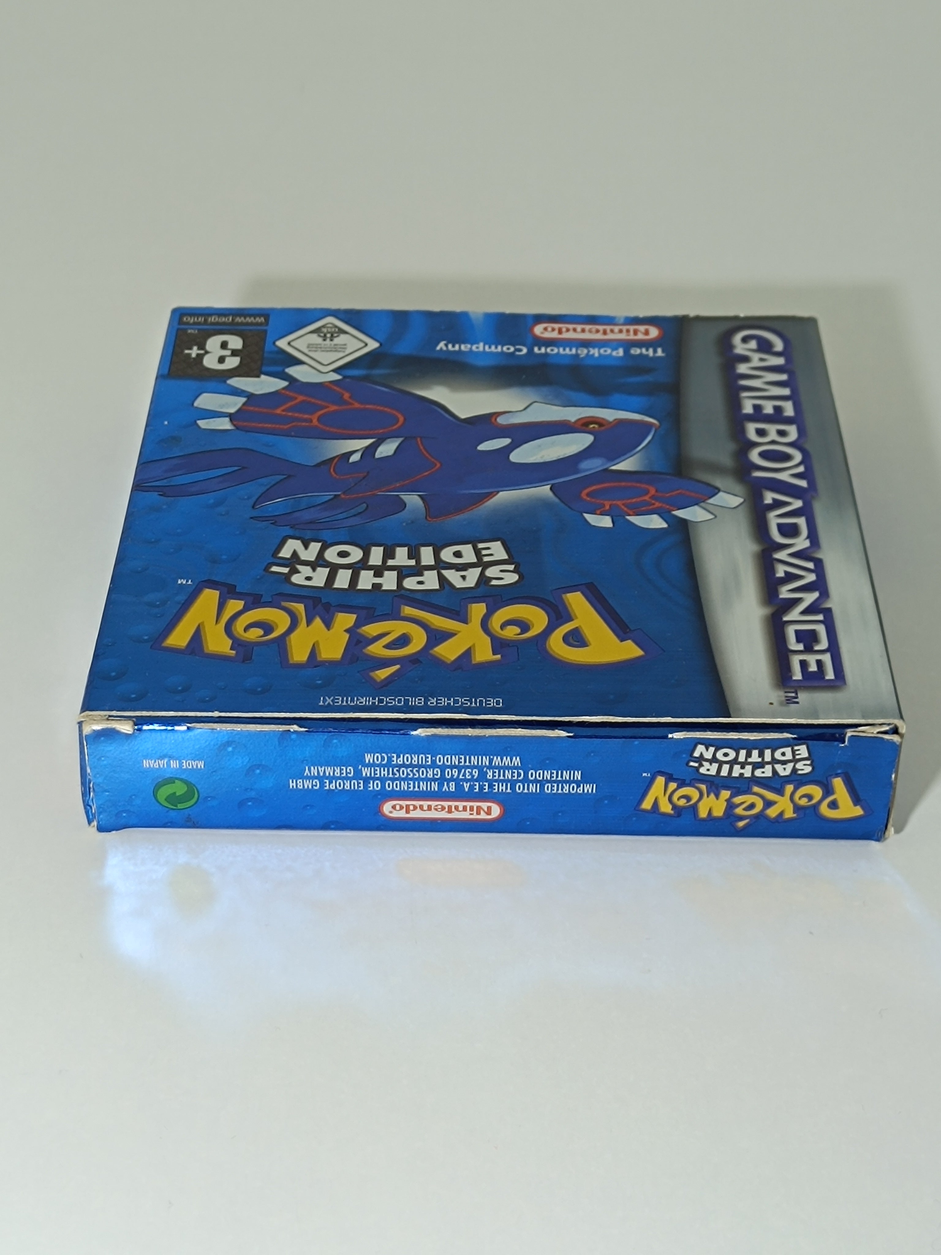 Pokemon Saphir Edition GBA - inkl. Verpackung, Inlay & Anleitung