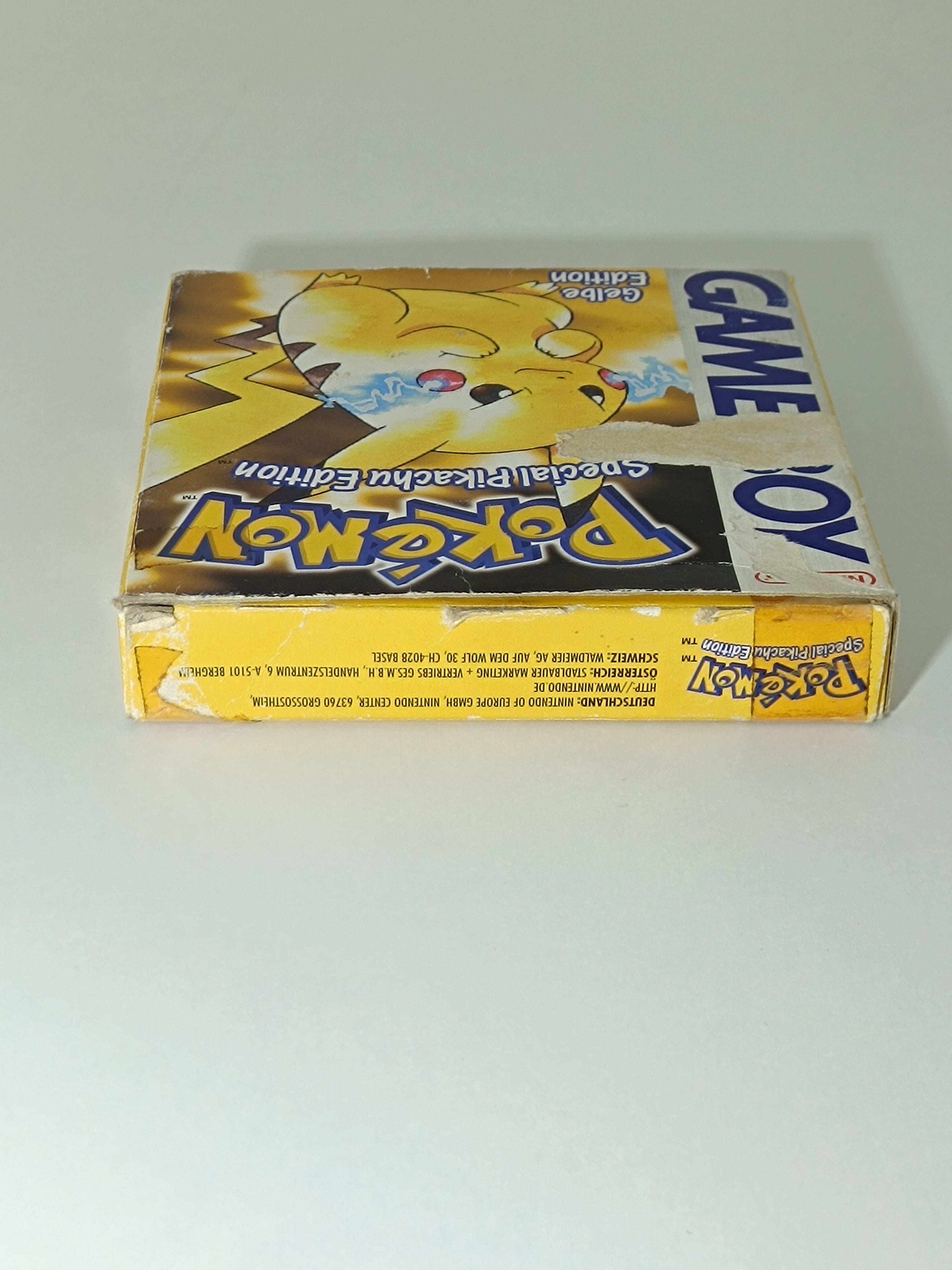 Pokemon Gelbe Edition Game Boy - inkl. Verpackung, Inlay & Anleitung