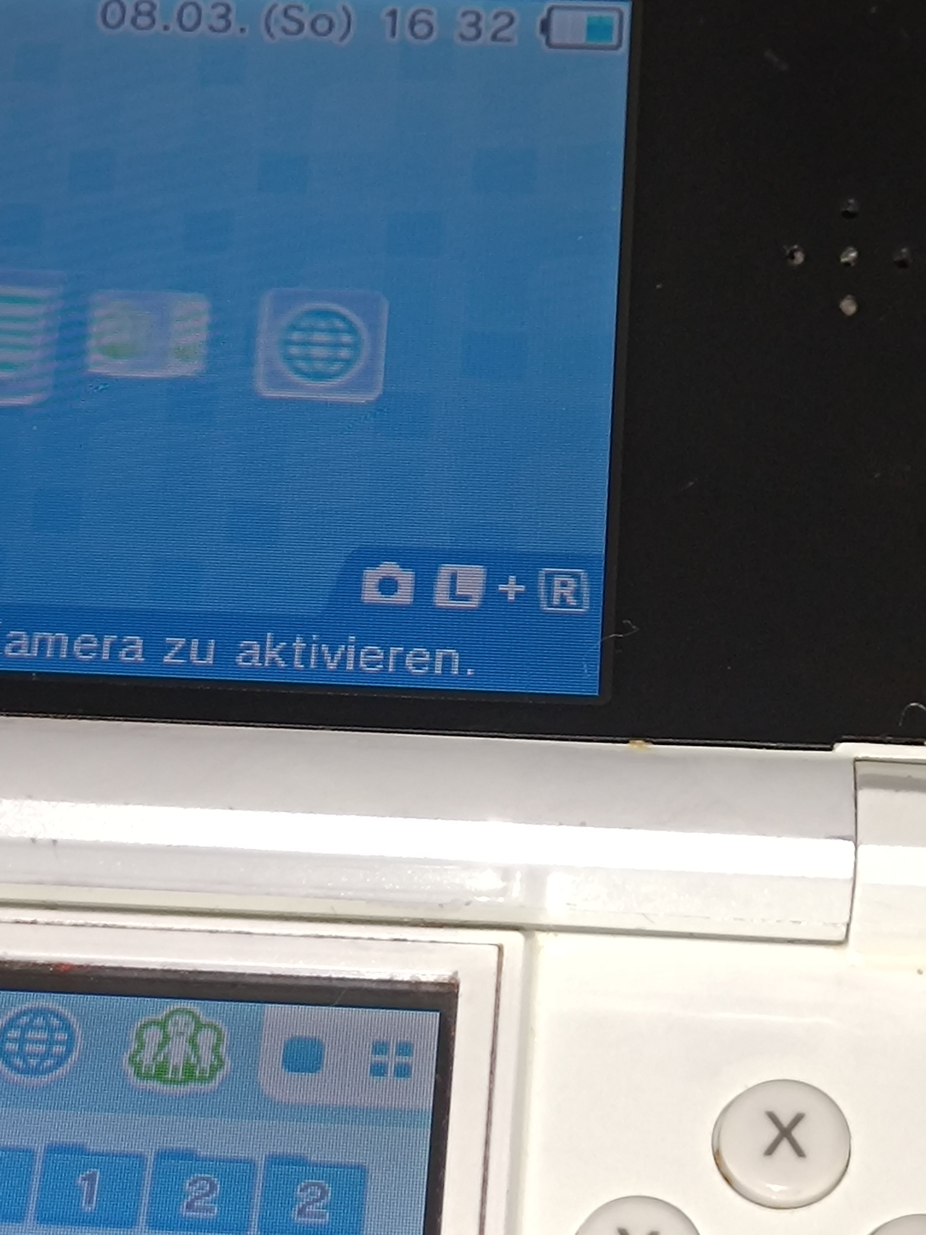 Nintendo 3DS - weiß - inkl. Ladegerät