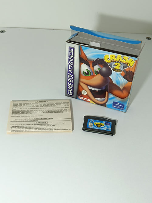 Crash Bandicoot 2 N Tranced GBA - inkl. Verpackung