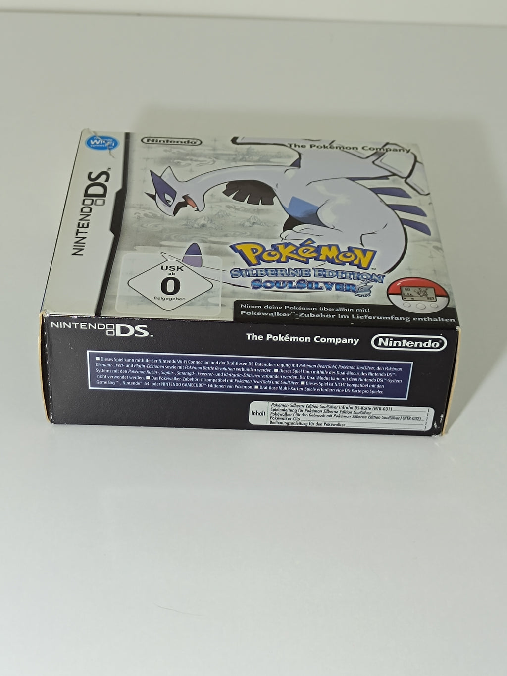 Pokemon Soulsilver, silberne Edition | inkl. Karton, Pokewalker, Verpackung, ...