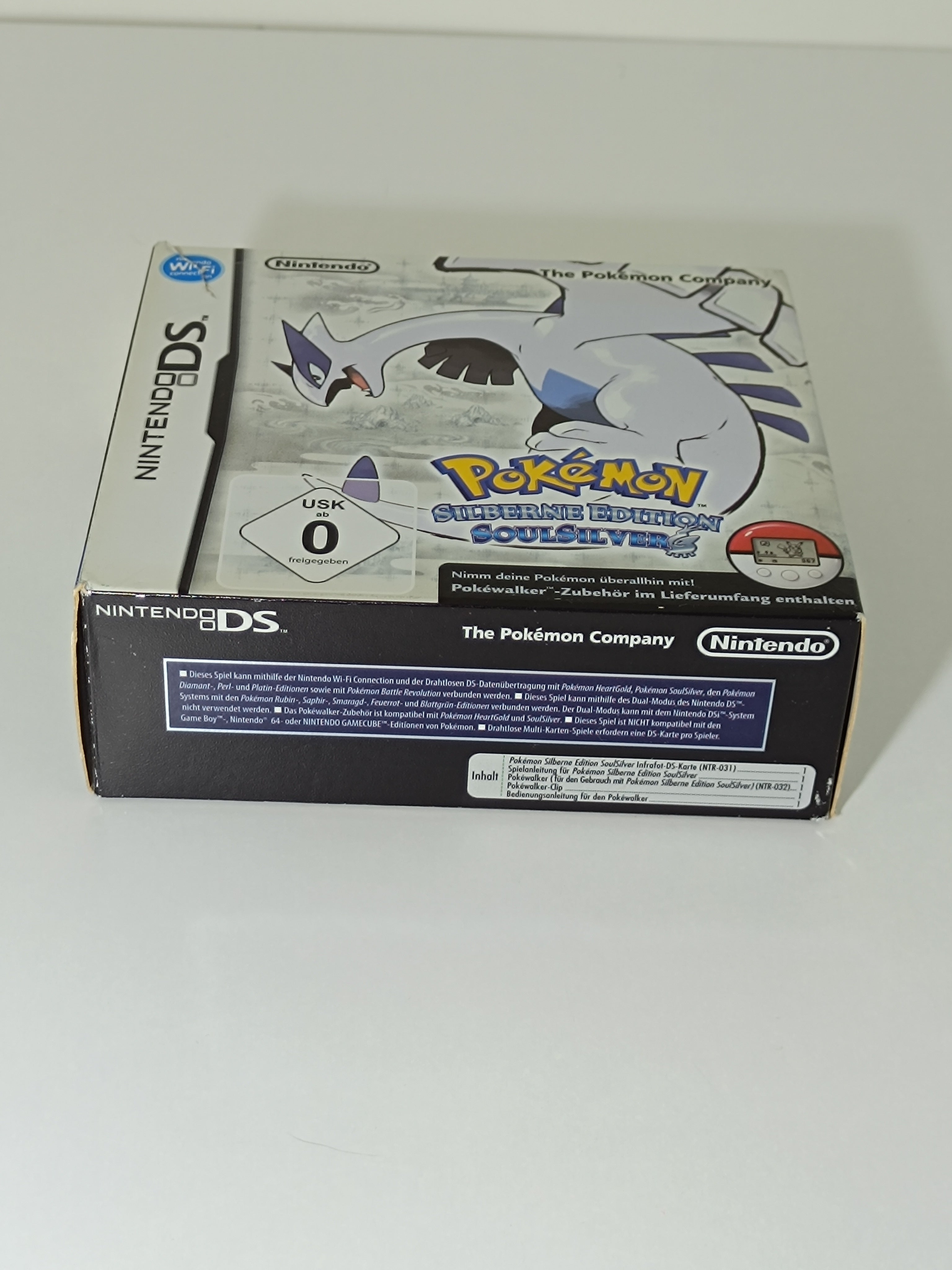 Pokemon Soulsilver, silberne Edition | inkl. Karton, Pokewalker, Verpackung, ...