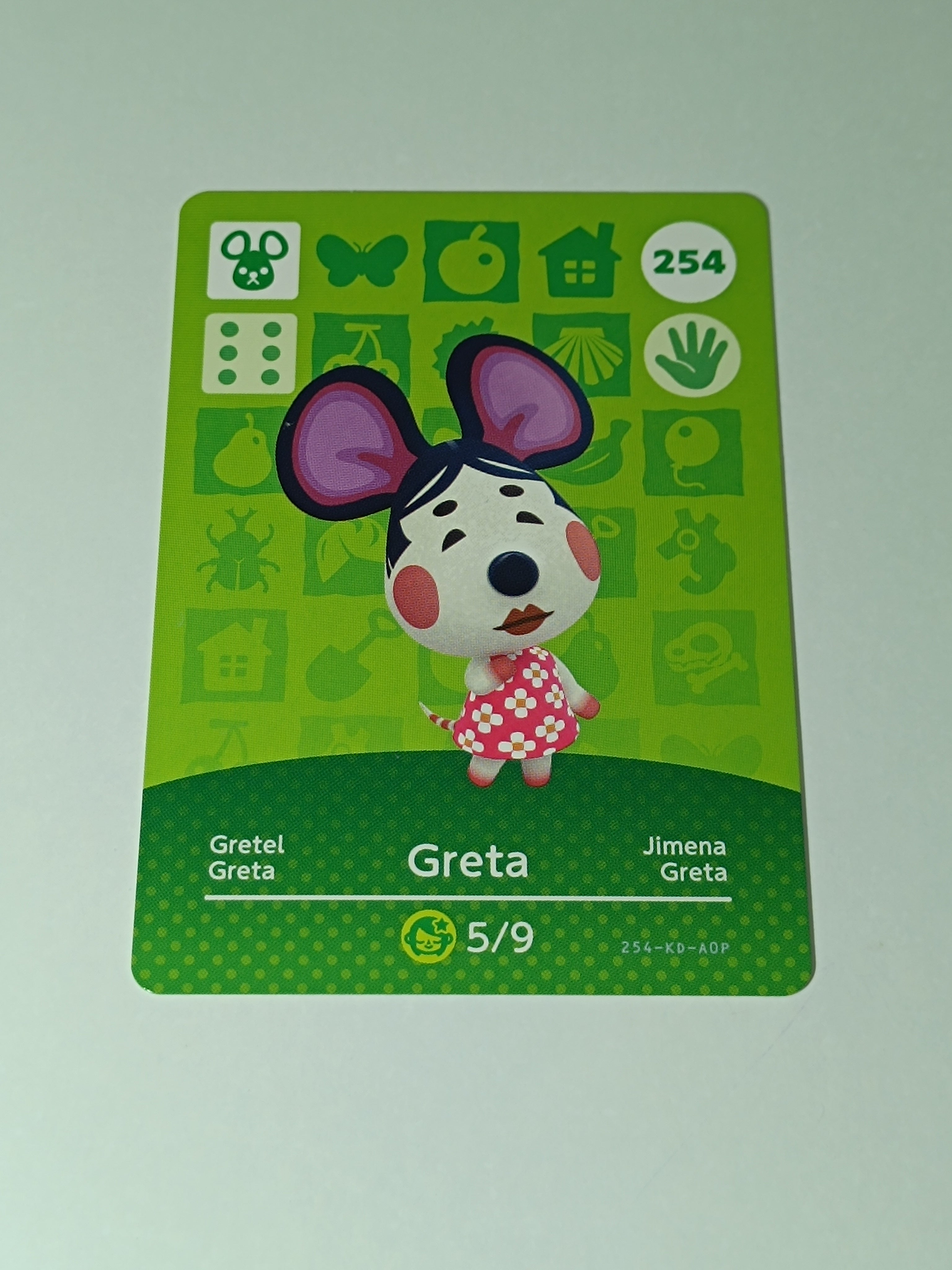 Amiibo Karte | 254 - Greta