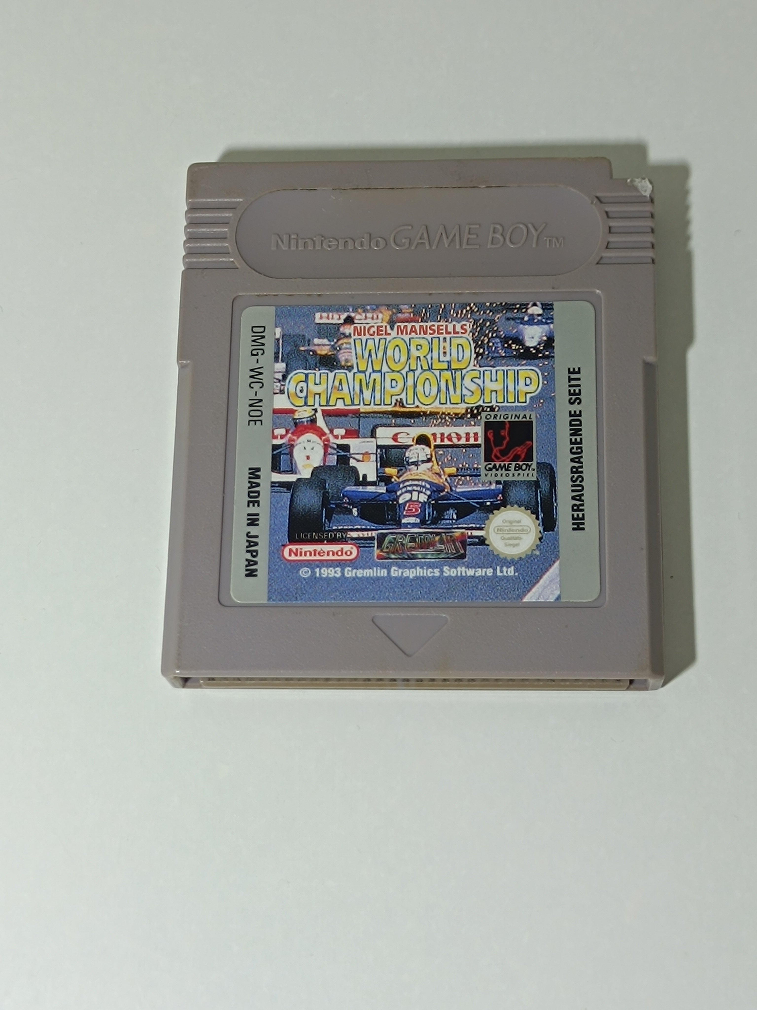 Nigels World Championship - Game Boy