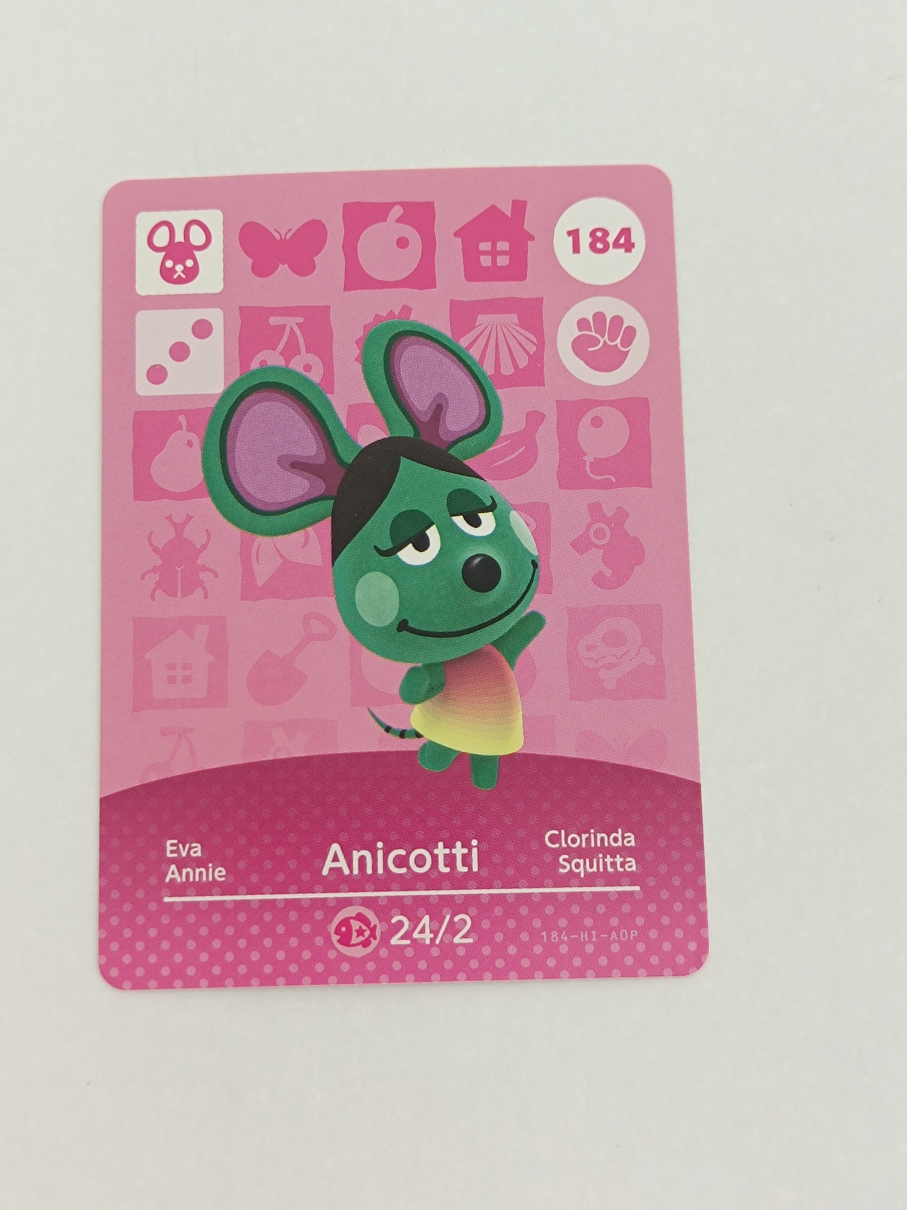 Amiibo Karte | 184 - Anicotti