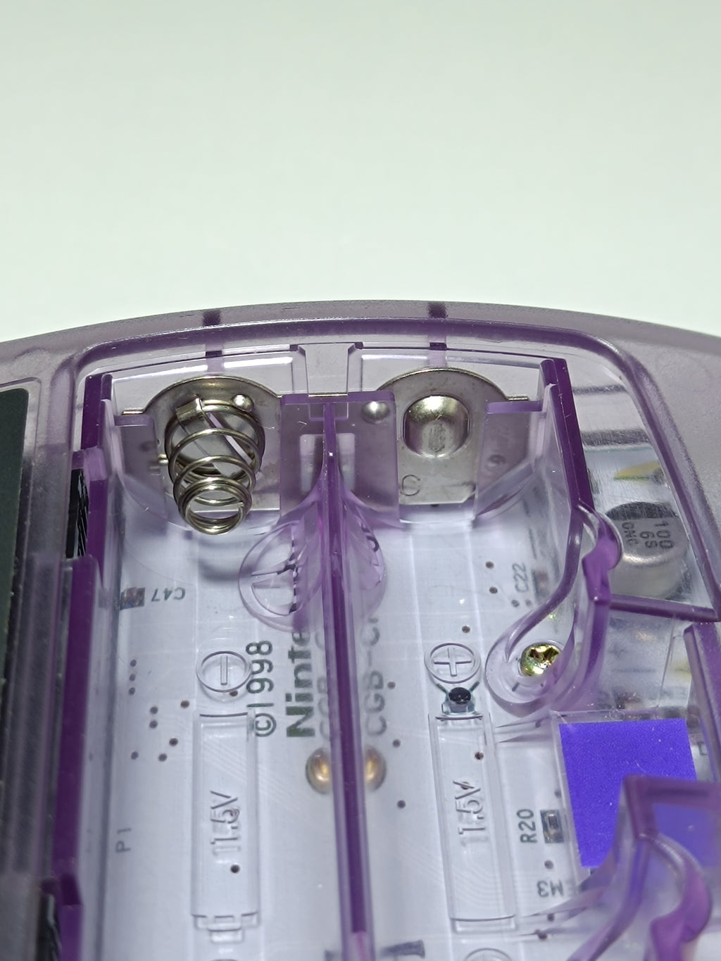 Game Boy Color - Transparent Purple - inkl. OVP