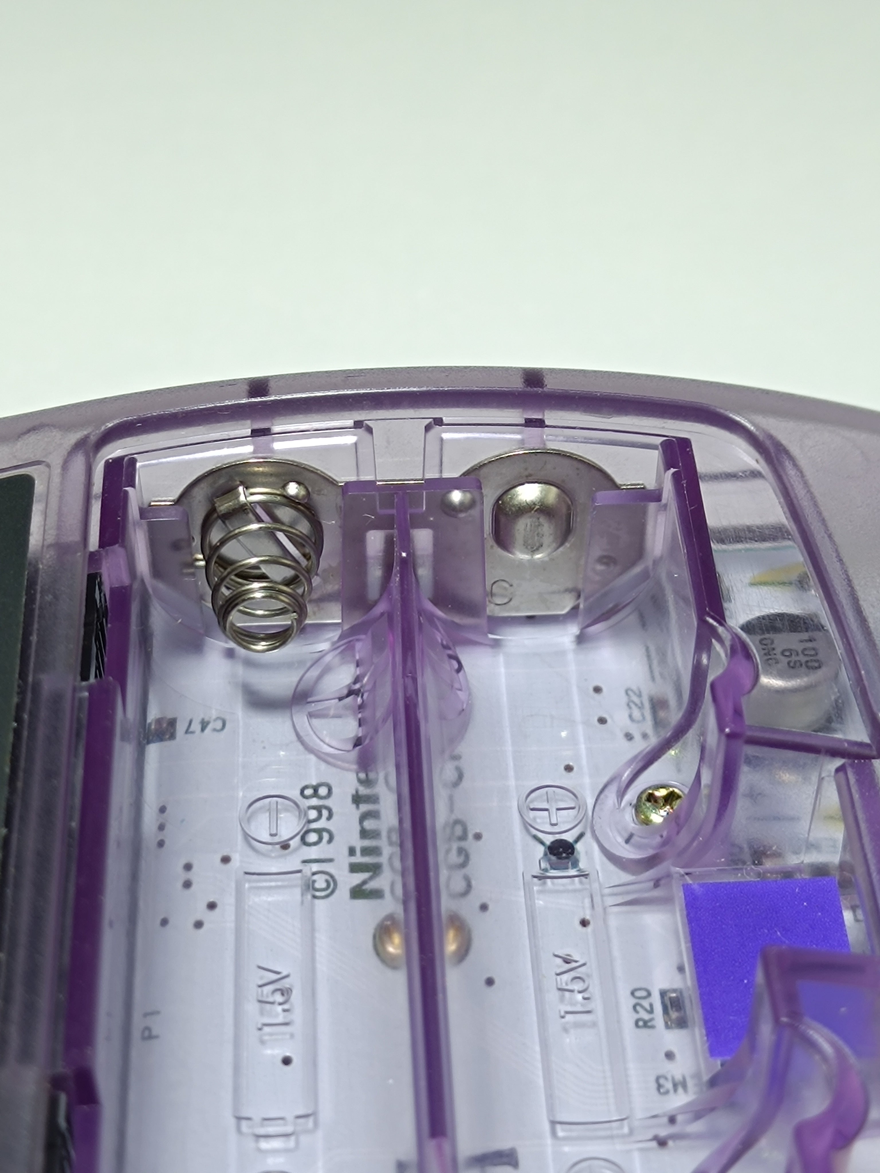 Game Boy Color - Transparent Purple - inkl. OVP
