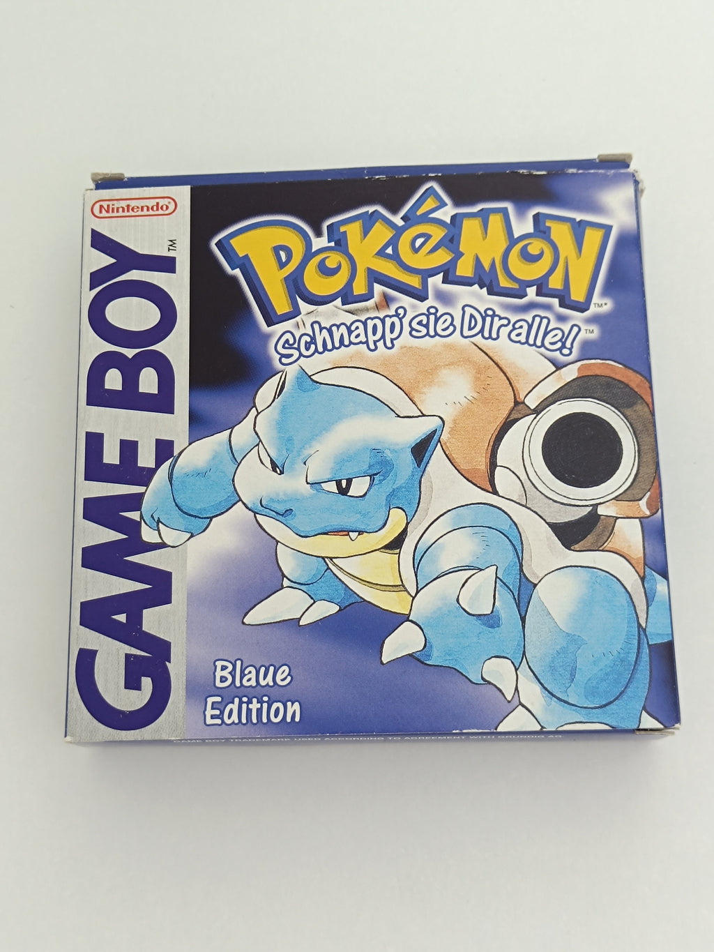 Pokemon Blaue Edition Game Boy - inkl. Verpackung, Anleitung & Inlay