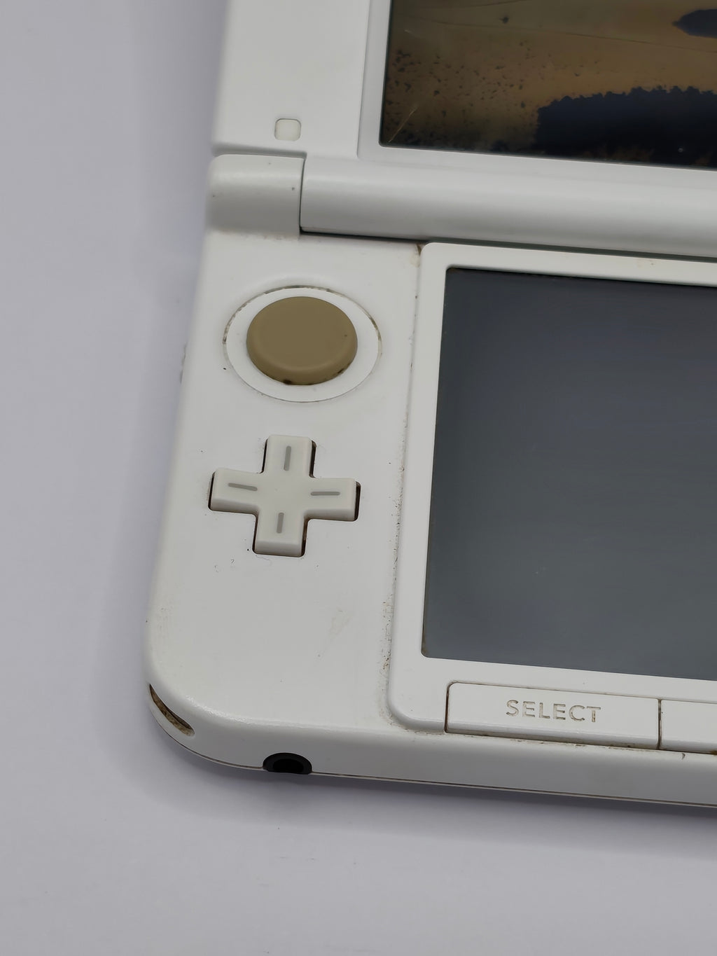 Nintendo 3DS XL - weiß - Bildschirm defekt