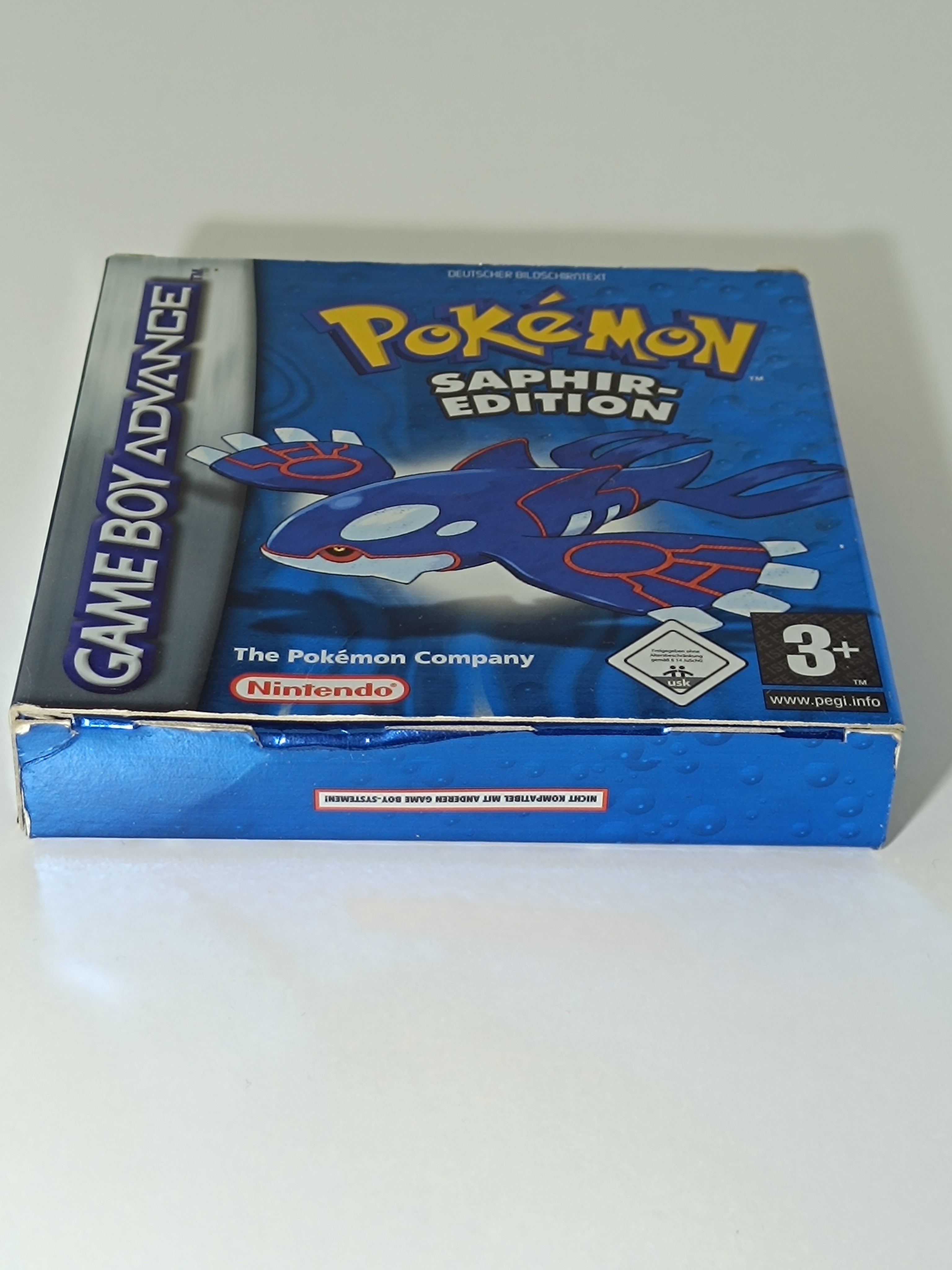 Pokemon Saphir Edition GBA - inkl. Verpackung, Inlay & Anleitung