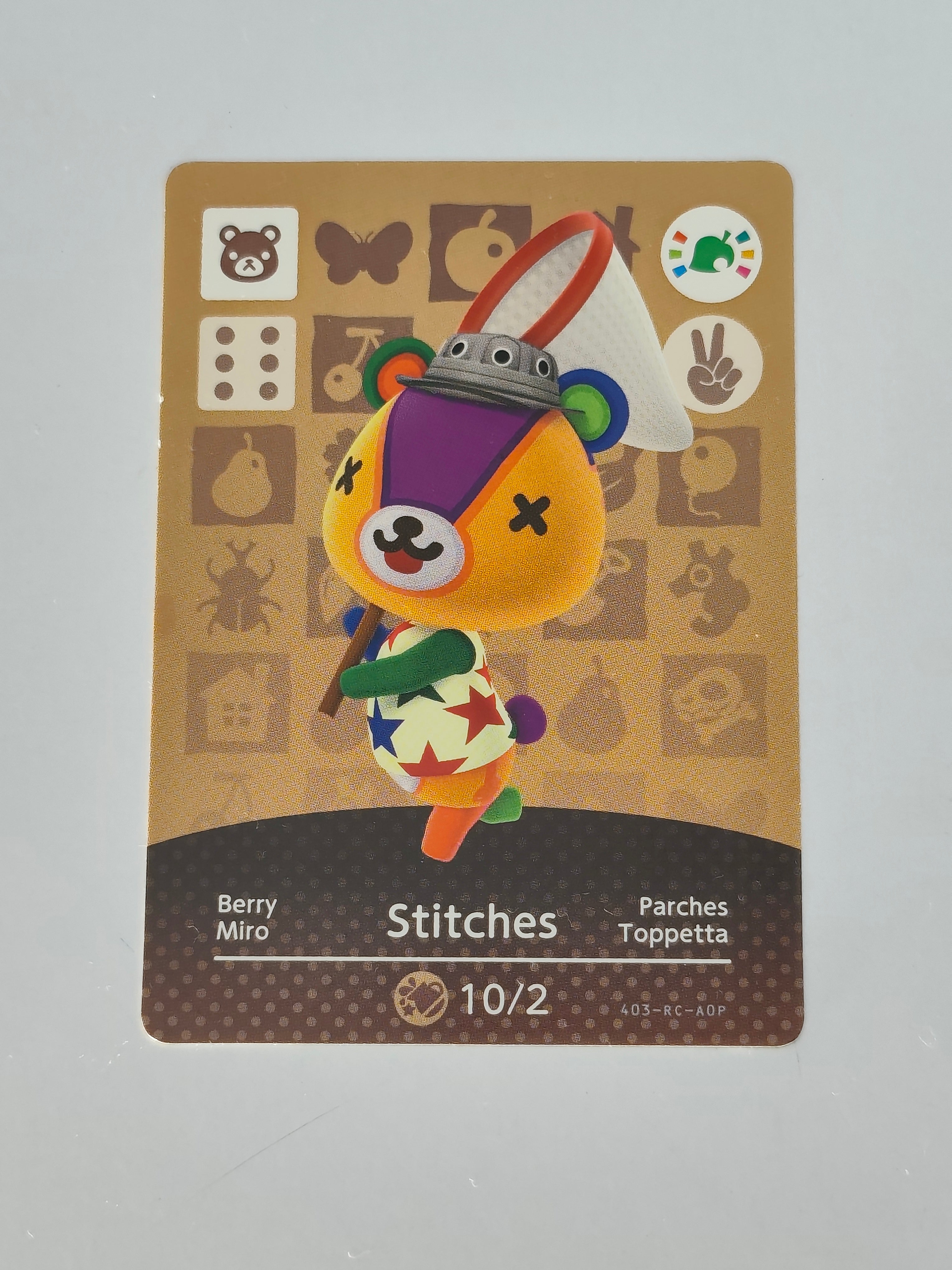Amiibo Karte | Amiibo Festival - Stitches