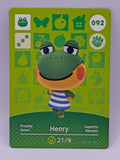 Amiibo Karte | 092 - Henry