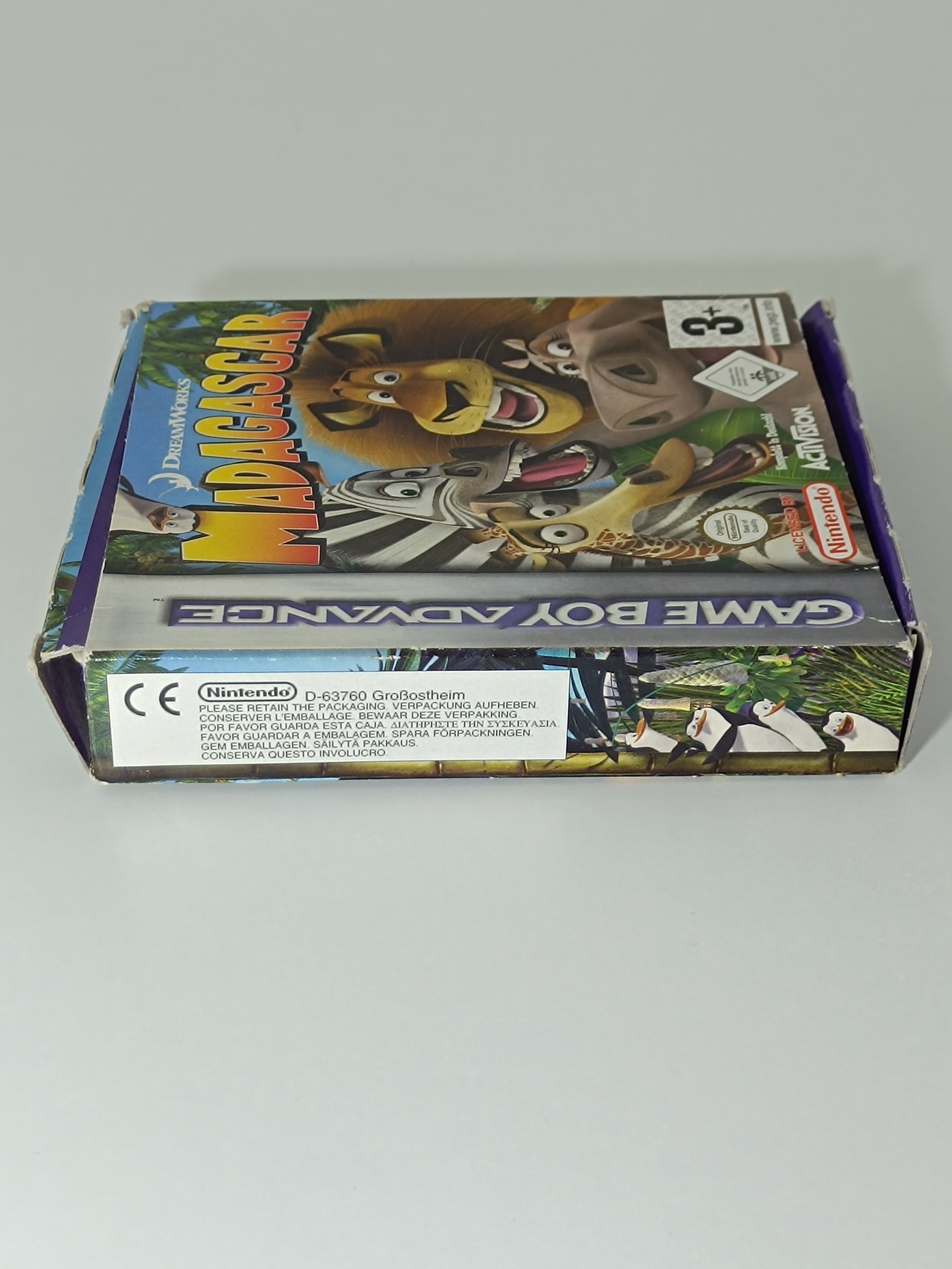 Madagascar GBA - inkl. Verpackung, Anleitung & Inlay
