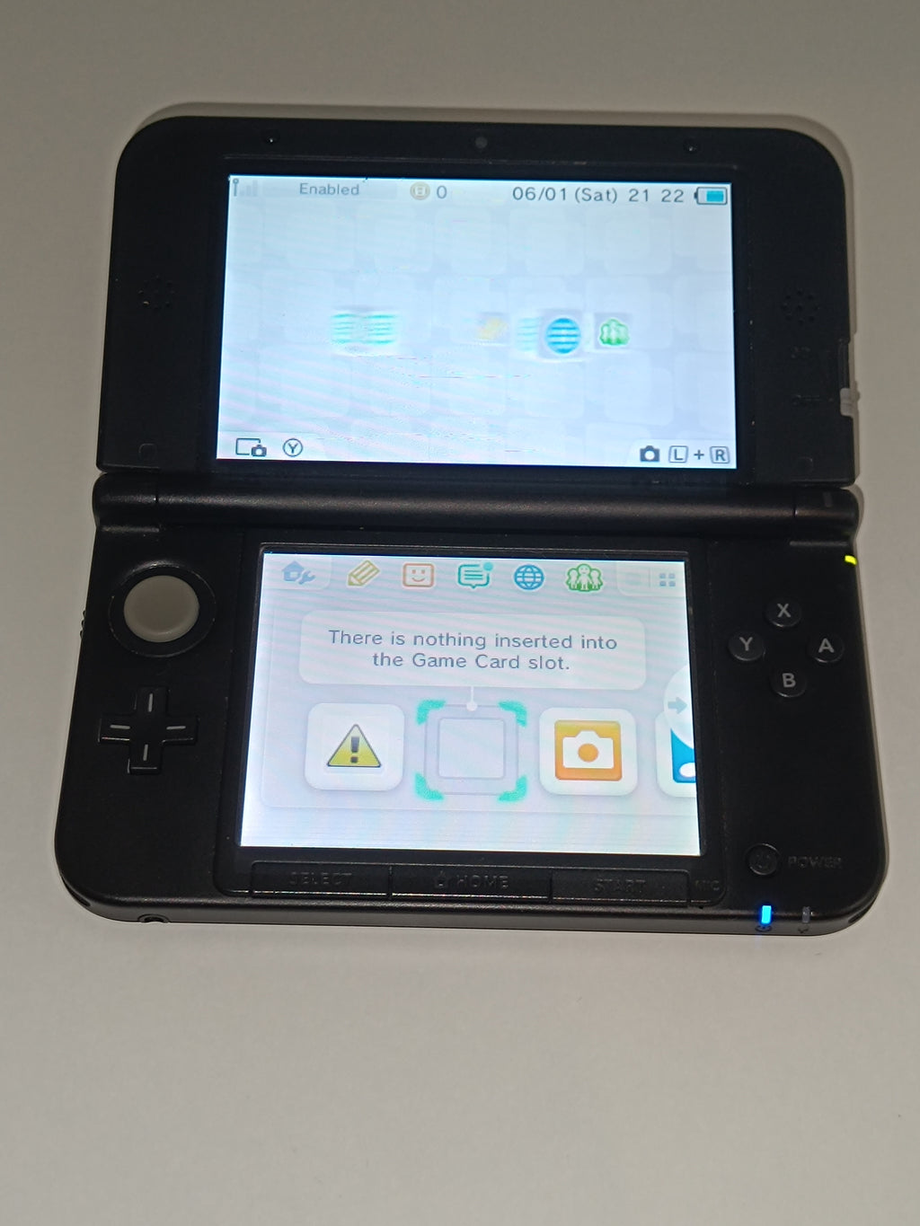 Nintendo 3DS XL Konsole - SCHWARZ - gebraucht