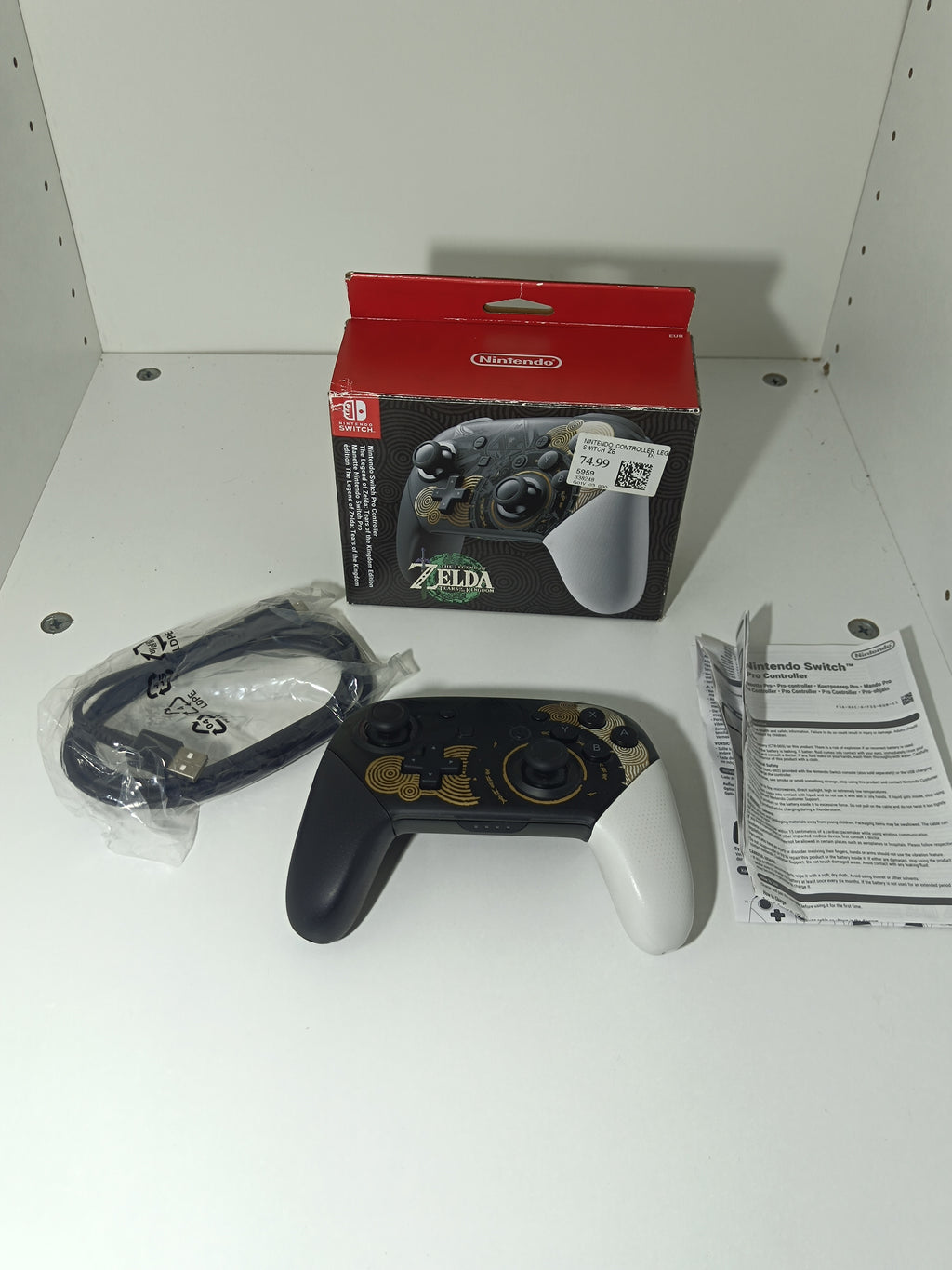 Nintendo Switch Pro Controller | Zelda TOTK Special Edition