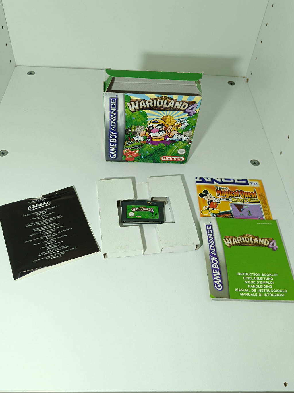 Wario Land 4 GBA - inkl. Verpackung, Inlay & Anleitung
