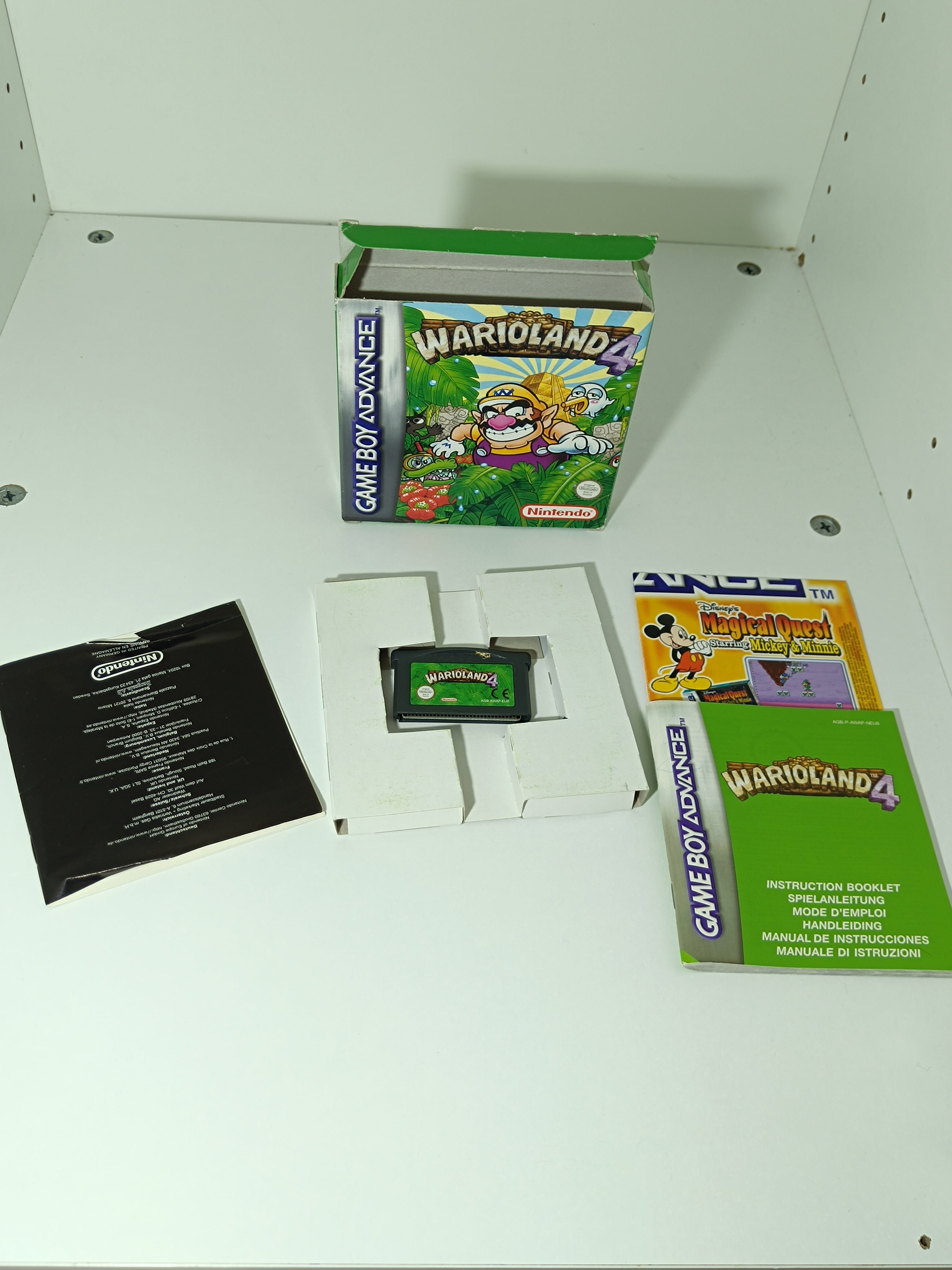 Wario Land 4 GBA - inkl. Verpackung, Inlay & Anleitung
