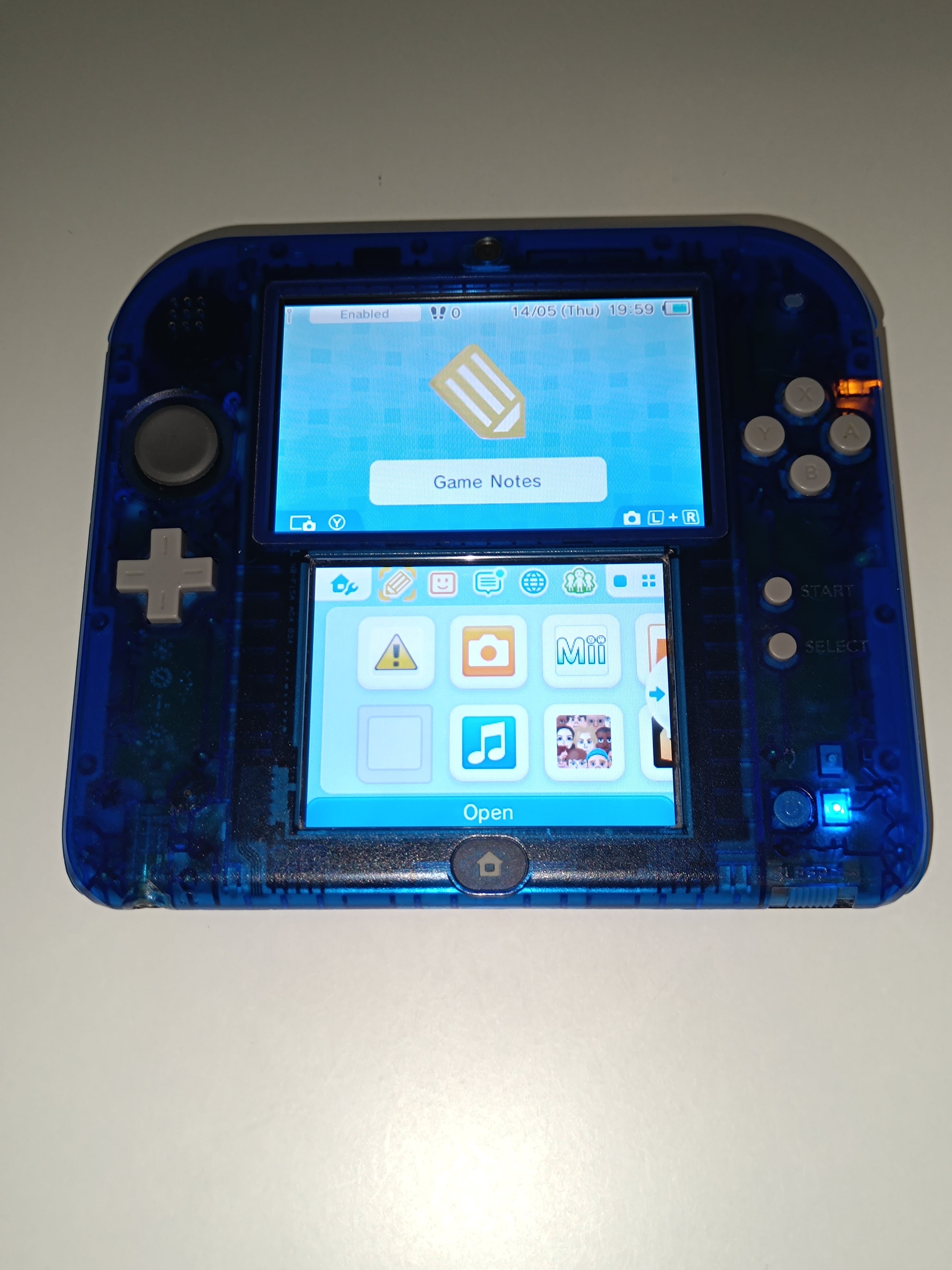 Nintendo 2DS Konsole - Pokemon Alpha Saphir Design - inkl. Originalverpackung