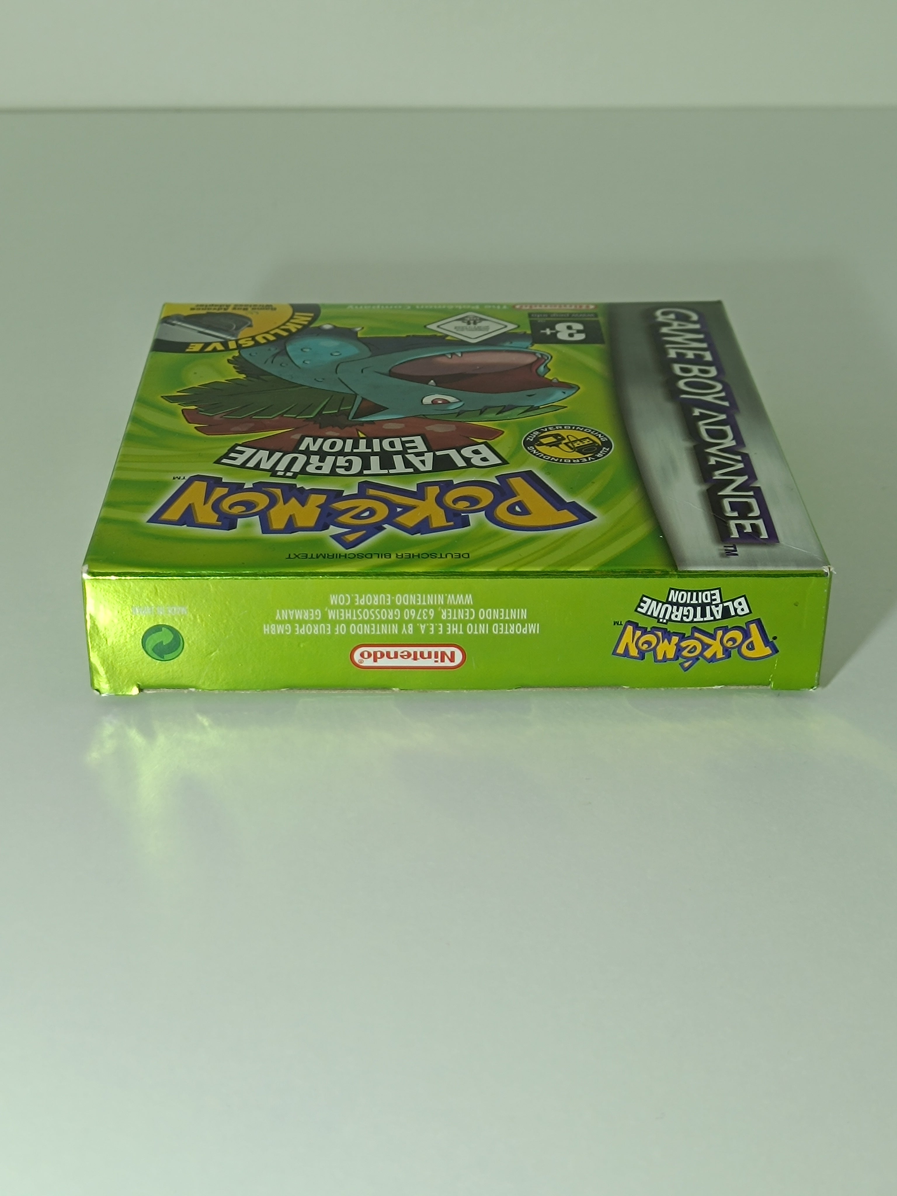 Pokemon Blattgrüne Edition GBA - Leerhülle ohne Inhalt