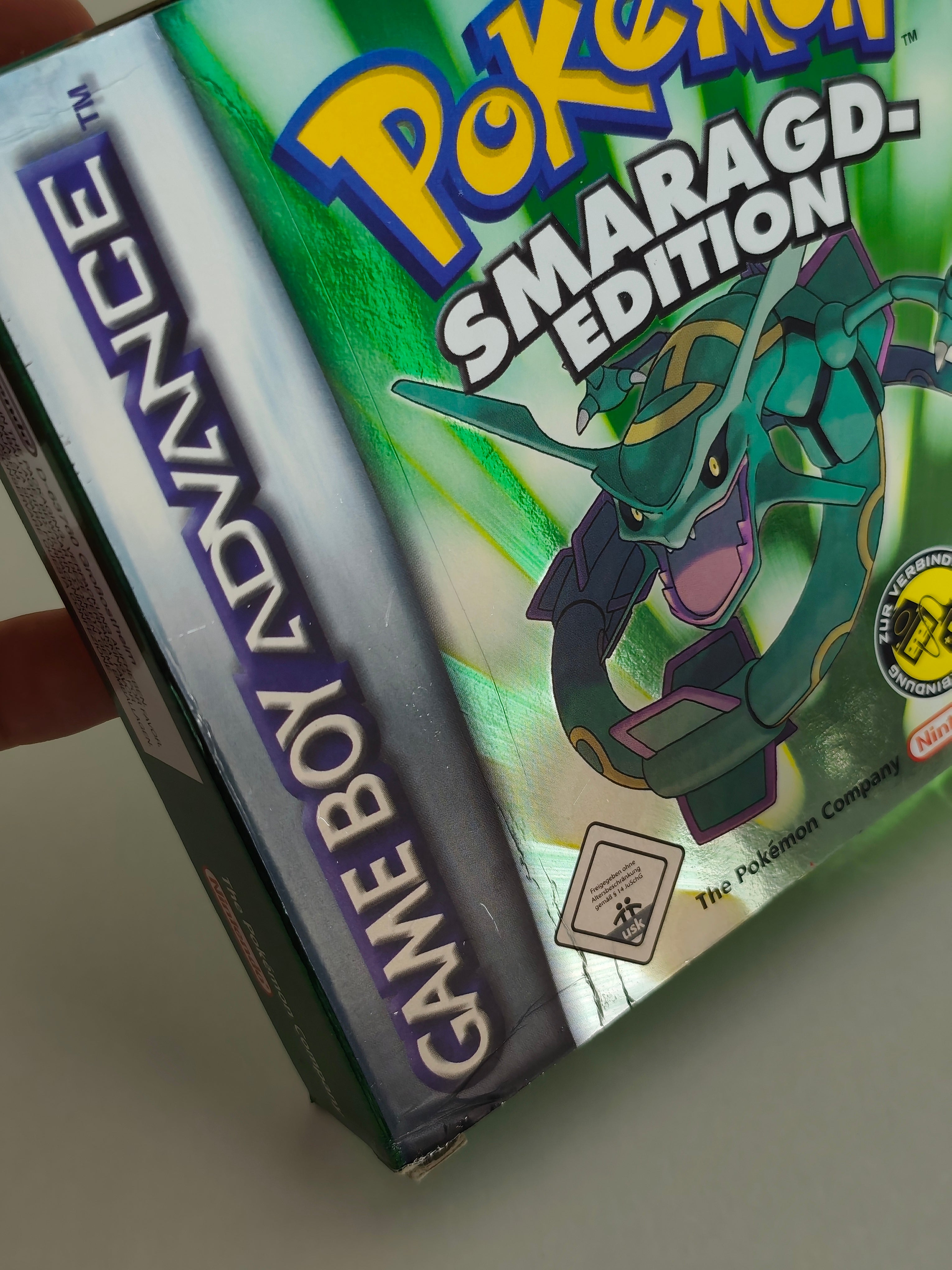 Pokemon Smaragd Edition - Leerhülle mit Anleitung, Inlay & VIP Code