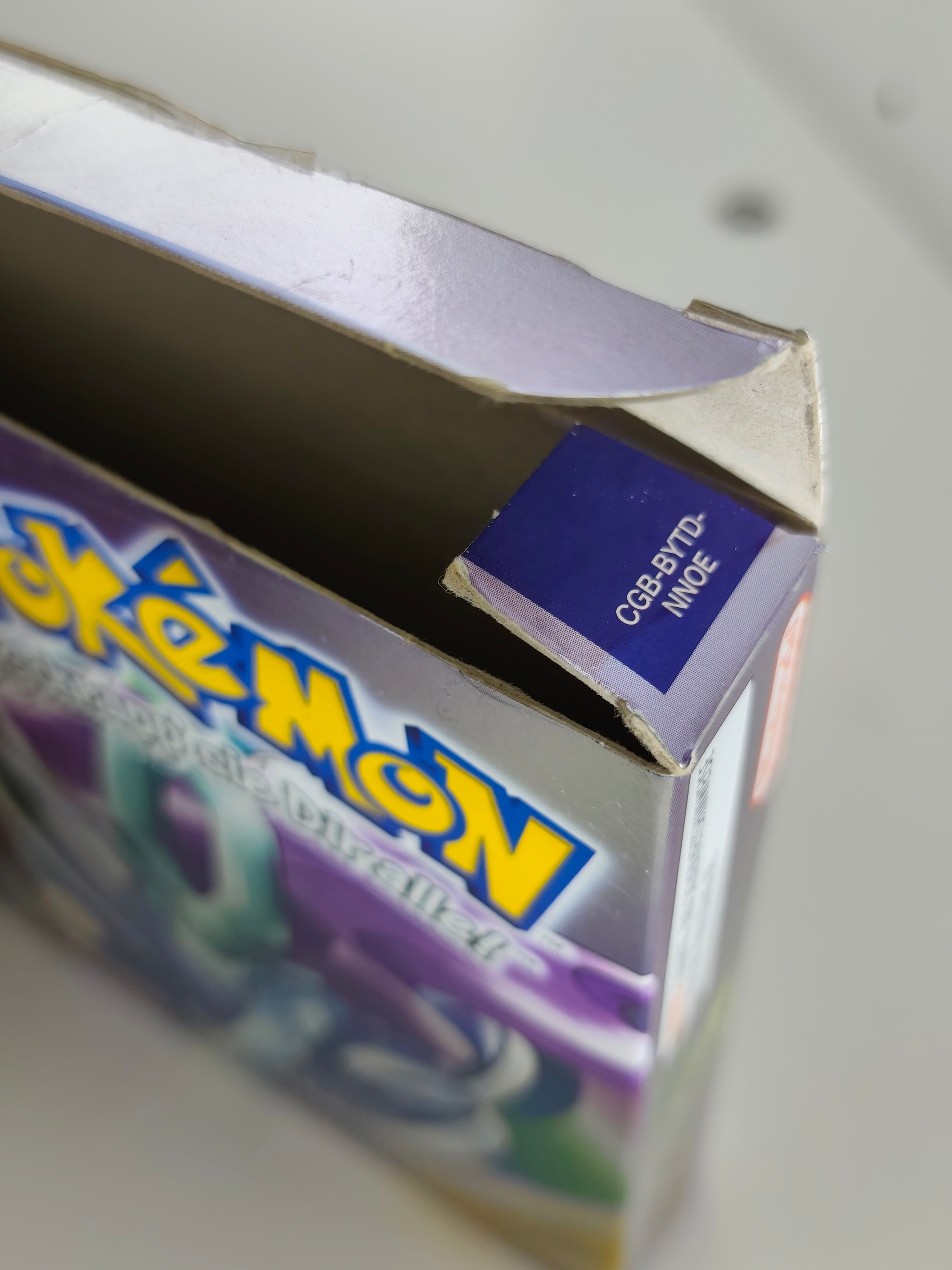 Pokemon Kristall Edition - Leerhülle mit Anleitung
