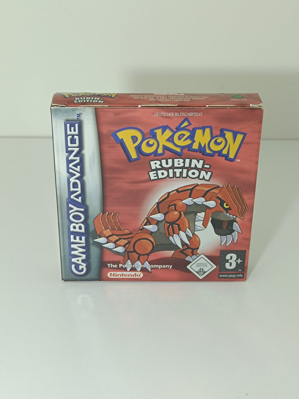 Pokemon Rubin Edition Game Boy Advance mit Verpackung & Anleitung