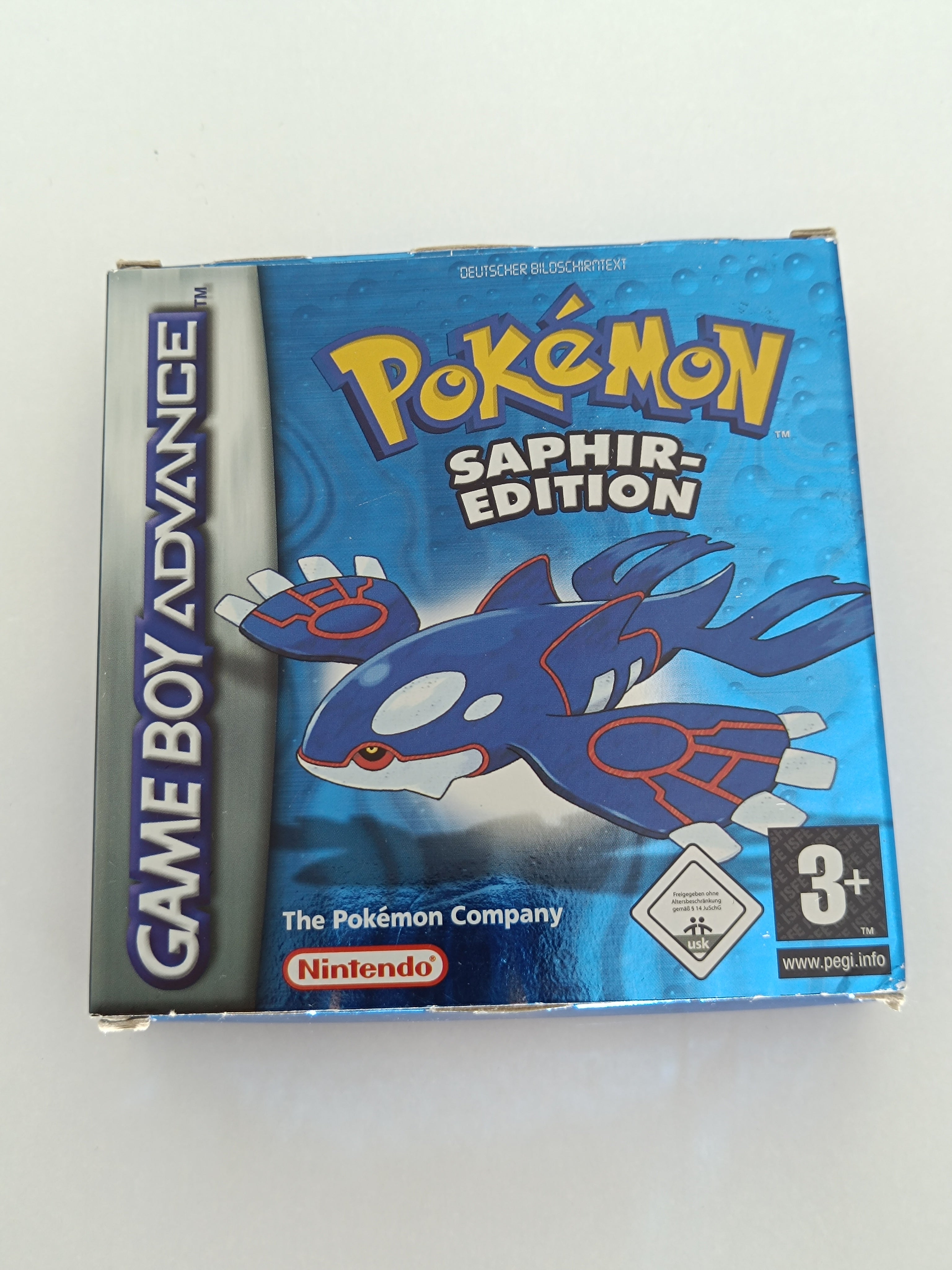 Pokemon Saphir Edition GBA - inkl. Verpackung, Anleitung, VIP Code & Inlay