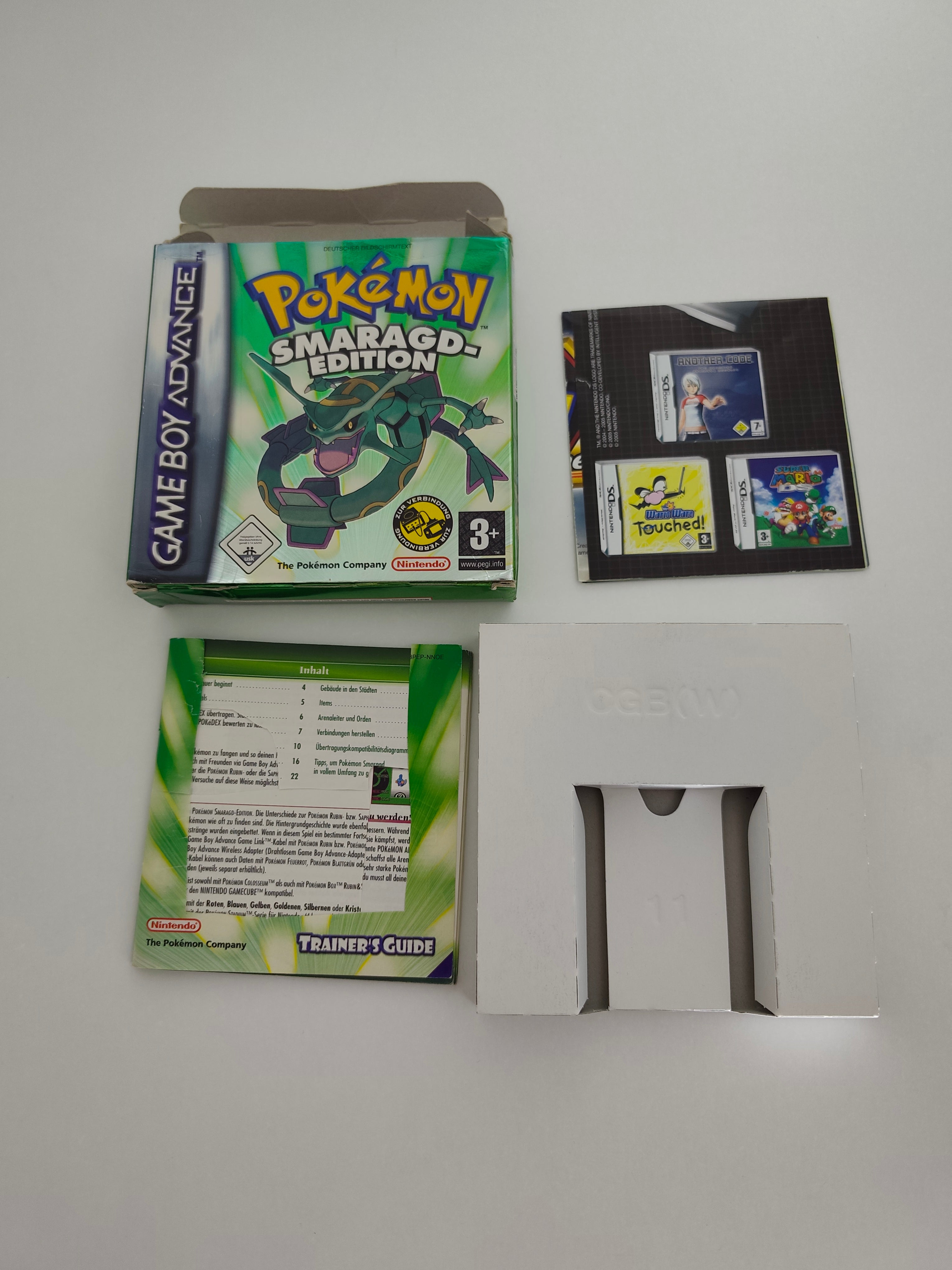 Pokemon Smaragd Edition - Leerhülle mit Anleitung, Inlay & VIP Code