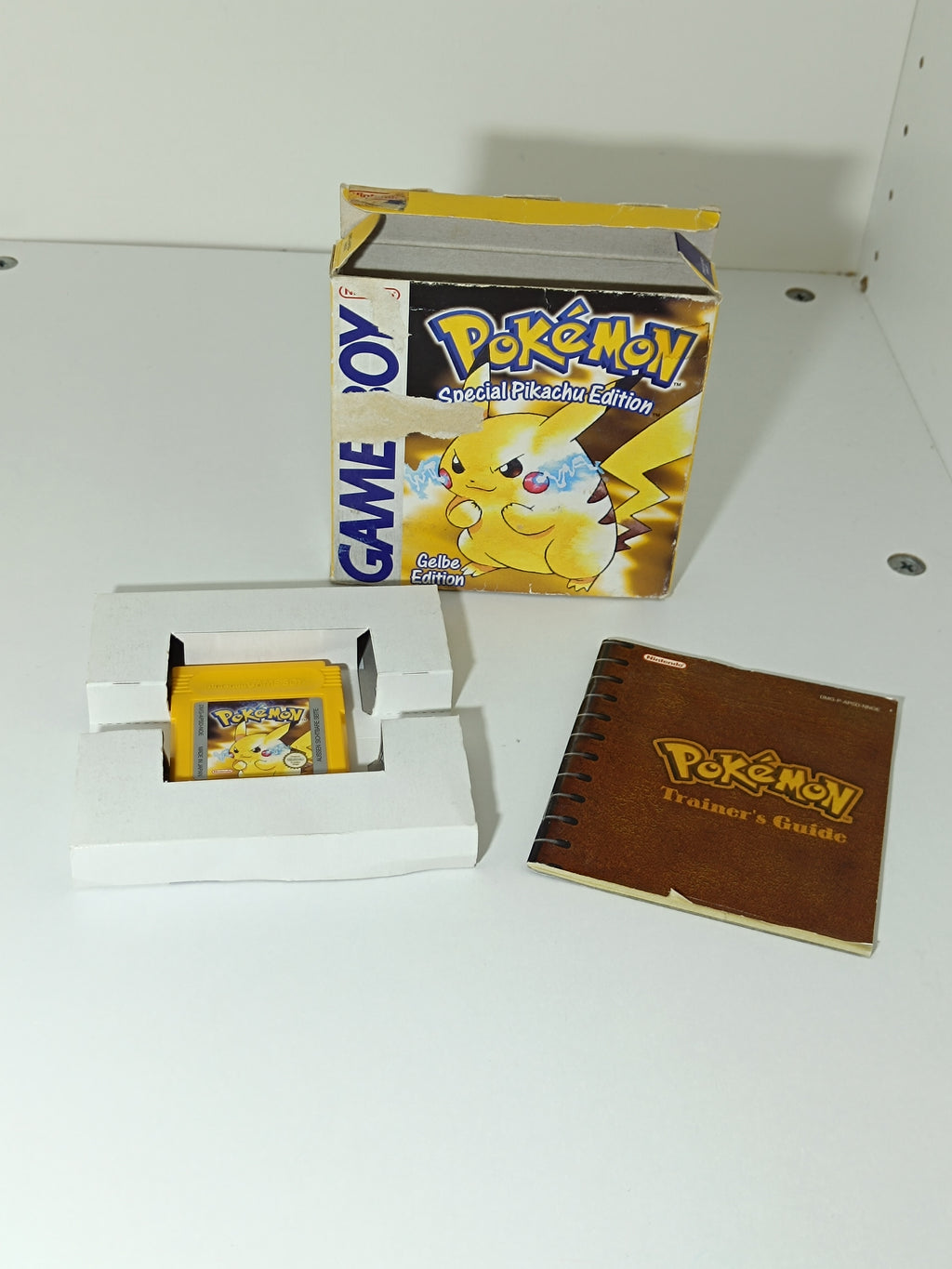 Pokemon Gelbe Edition Game Boy - inkl. Verpackung, Inlay & Anleitung