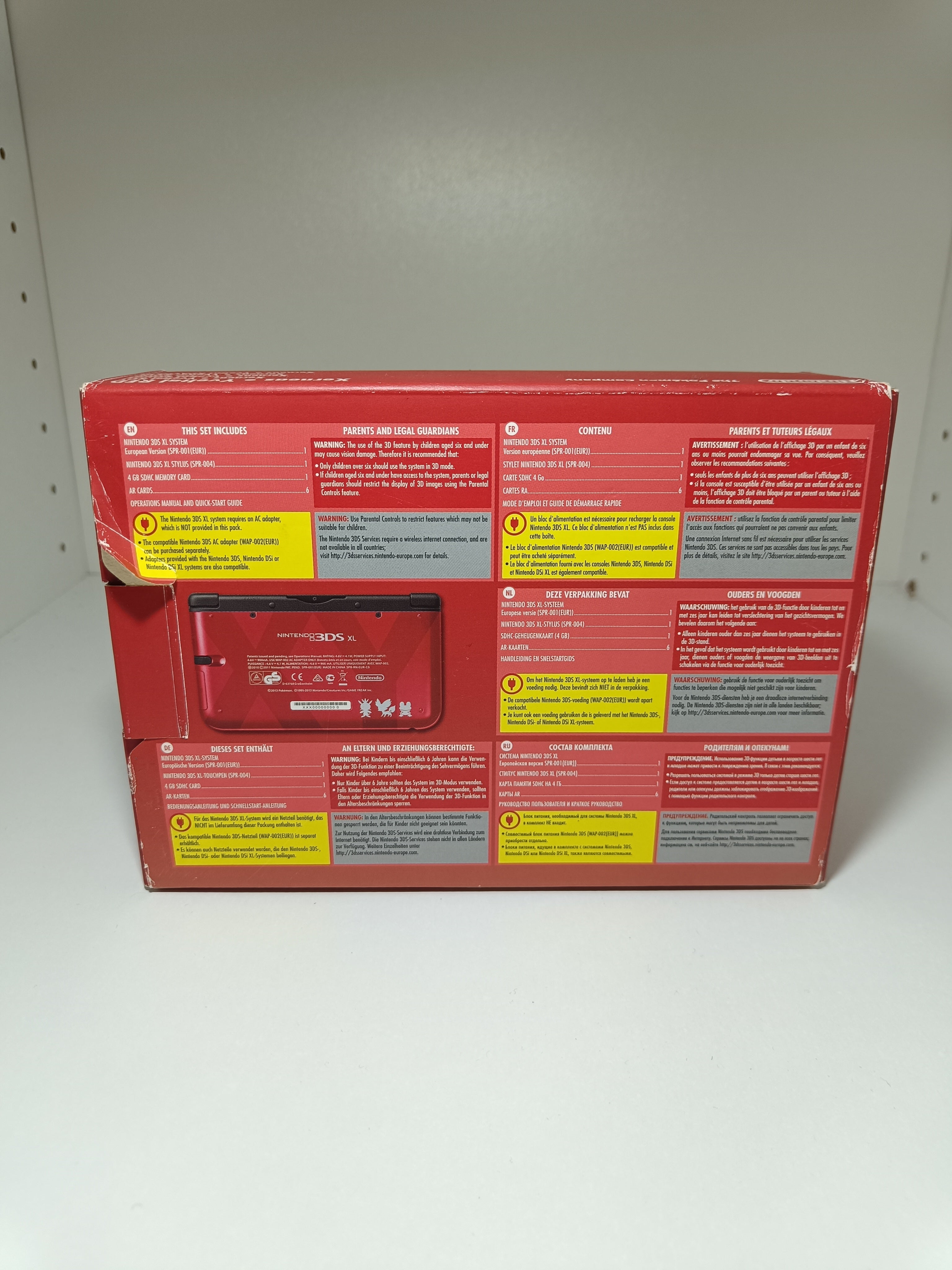 Nintendo 3DS XL - Pokemon Xerneas & Yveltal Edition ( X & Y ) inkl. Originalverpackung