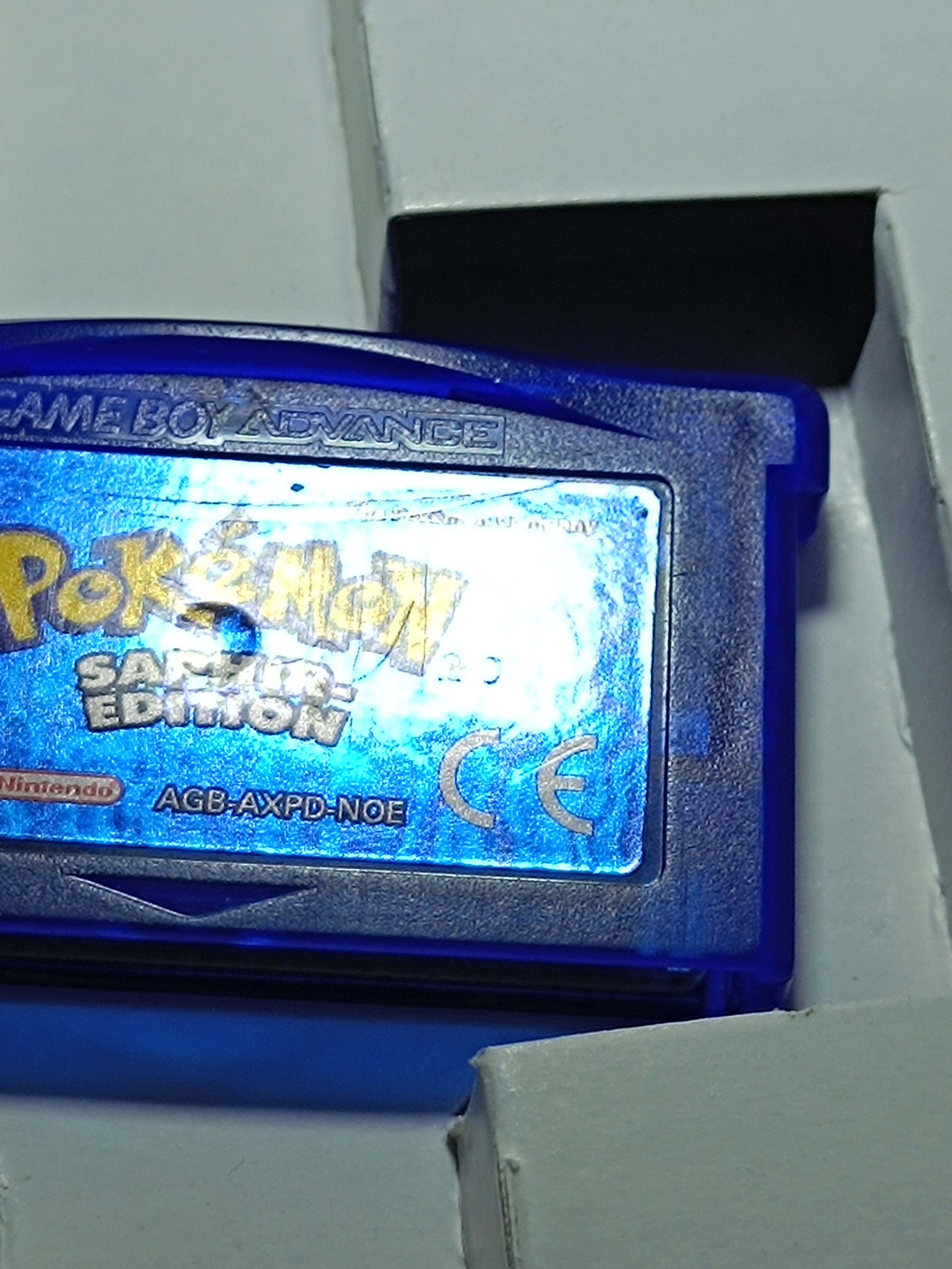 Pokemon Saphir Edition GBA - inkl. Verpackung, Inlay & Anleitung