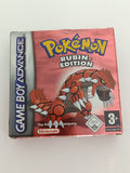 Pokemon Rubin Edition GBA - inkl. Verpackung, Inlay & Anleitung