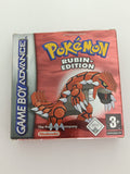 Pokemon Rubin Edition Game Boy Advance mit Verpackung & Anleitung