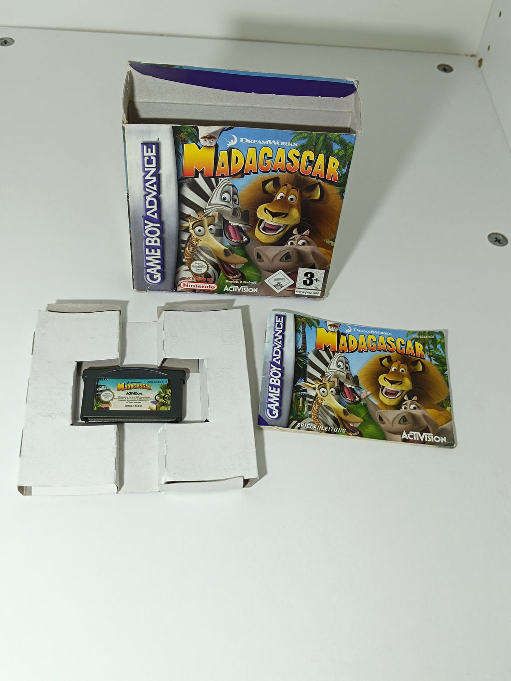 Madagascar GBA - inkl. Verpackung, Anleitung & Inlay